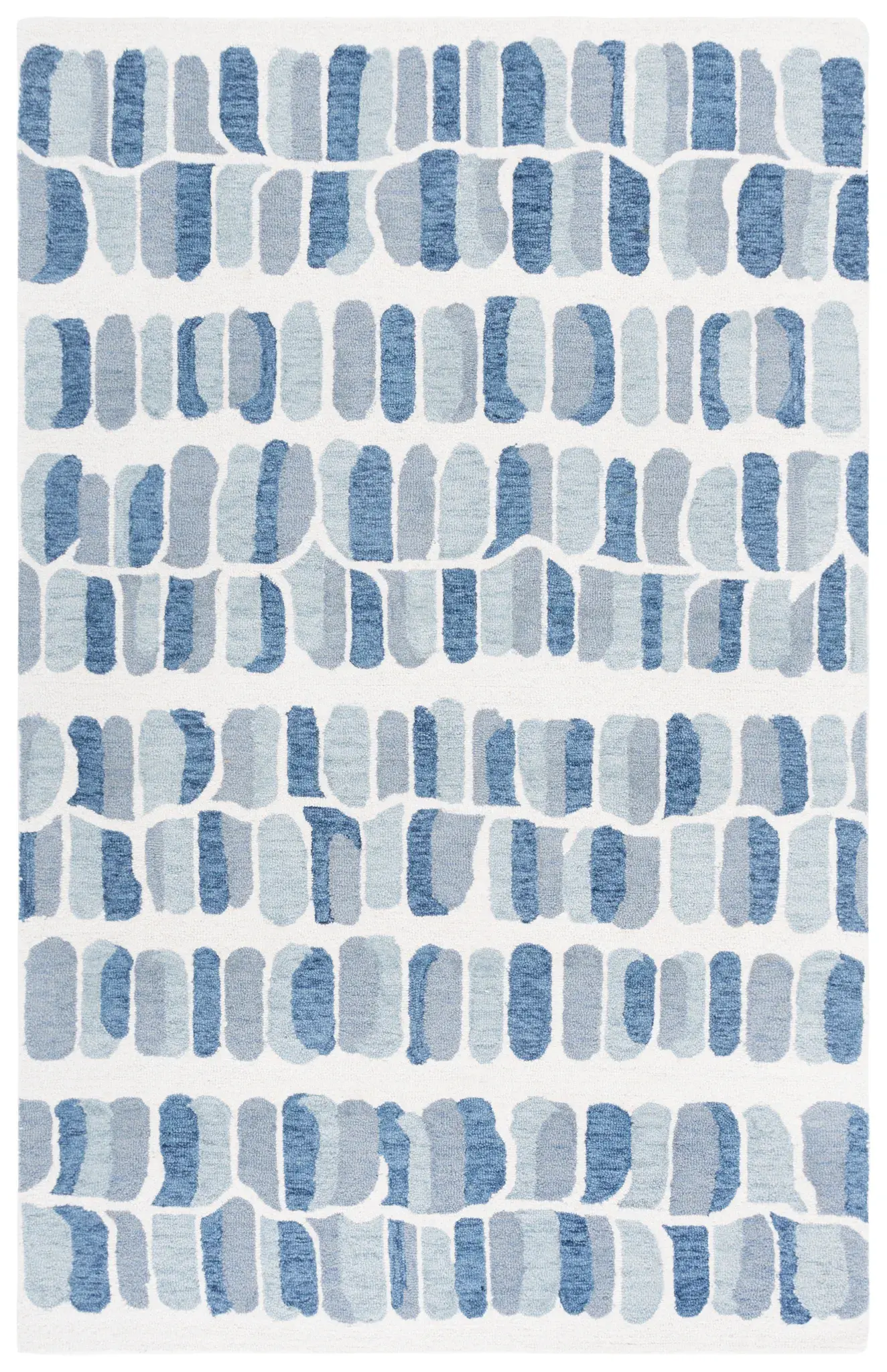 Metro Modern Brushstroke Hand-Tufted Wool Rug