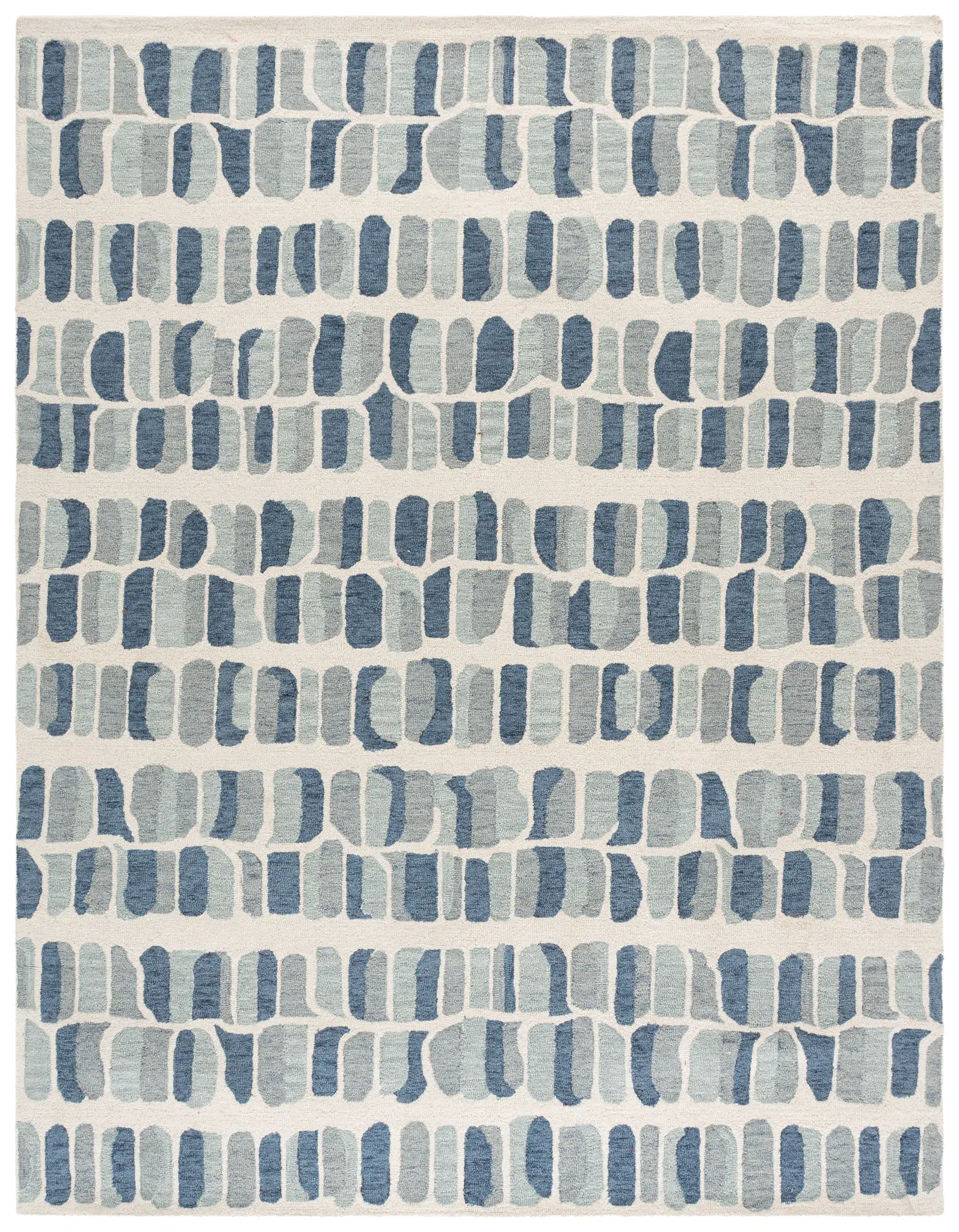 Metro Modern Brushstroke Hand-Tufted Wool Rug