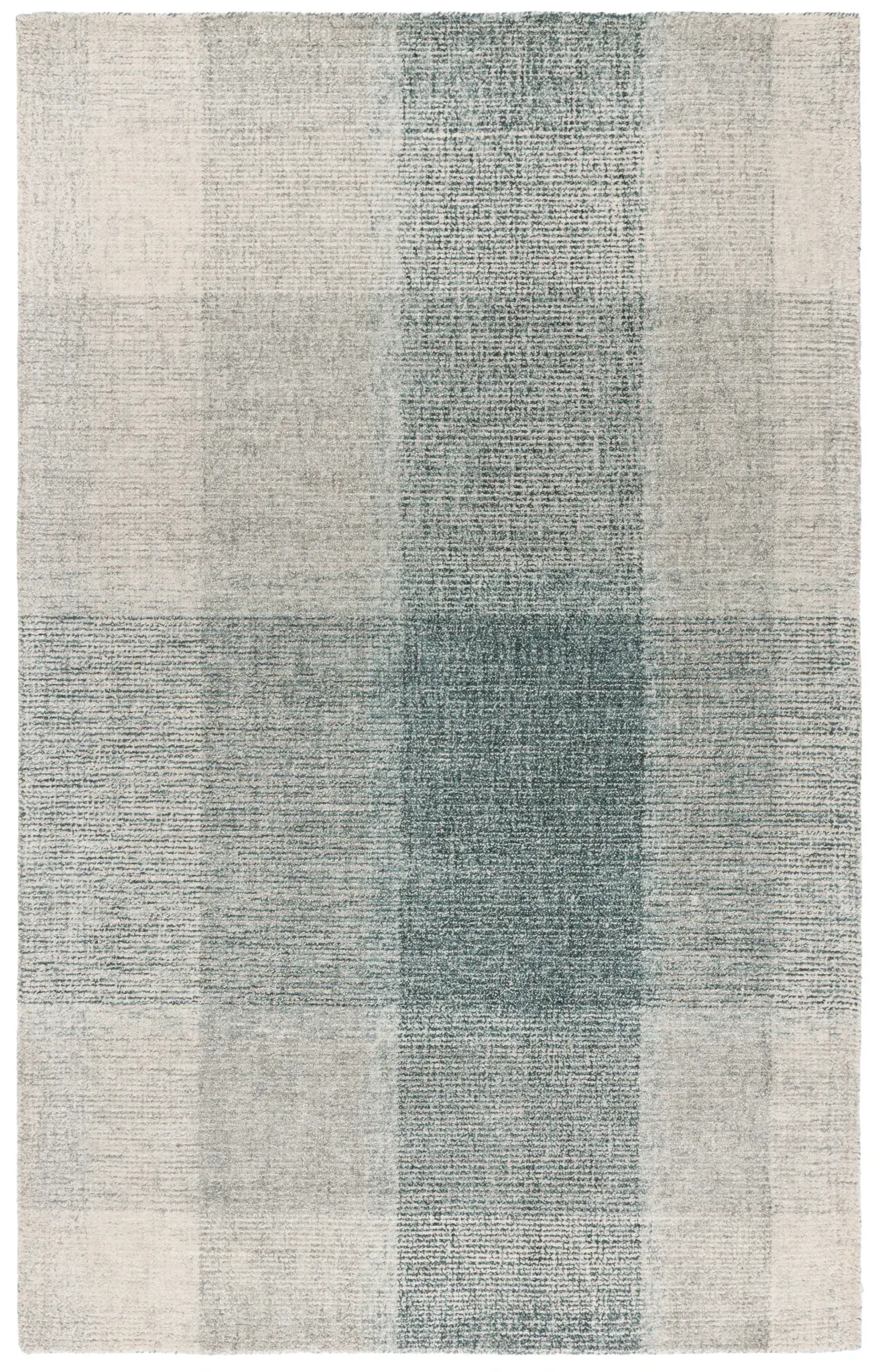 Metro Plaid Hand-Tufted Wool Rug