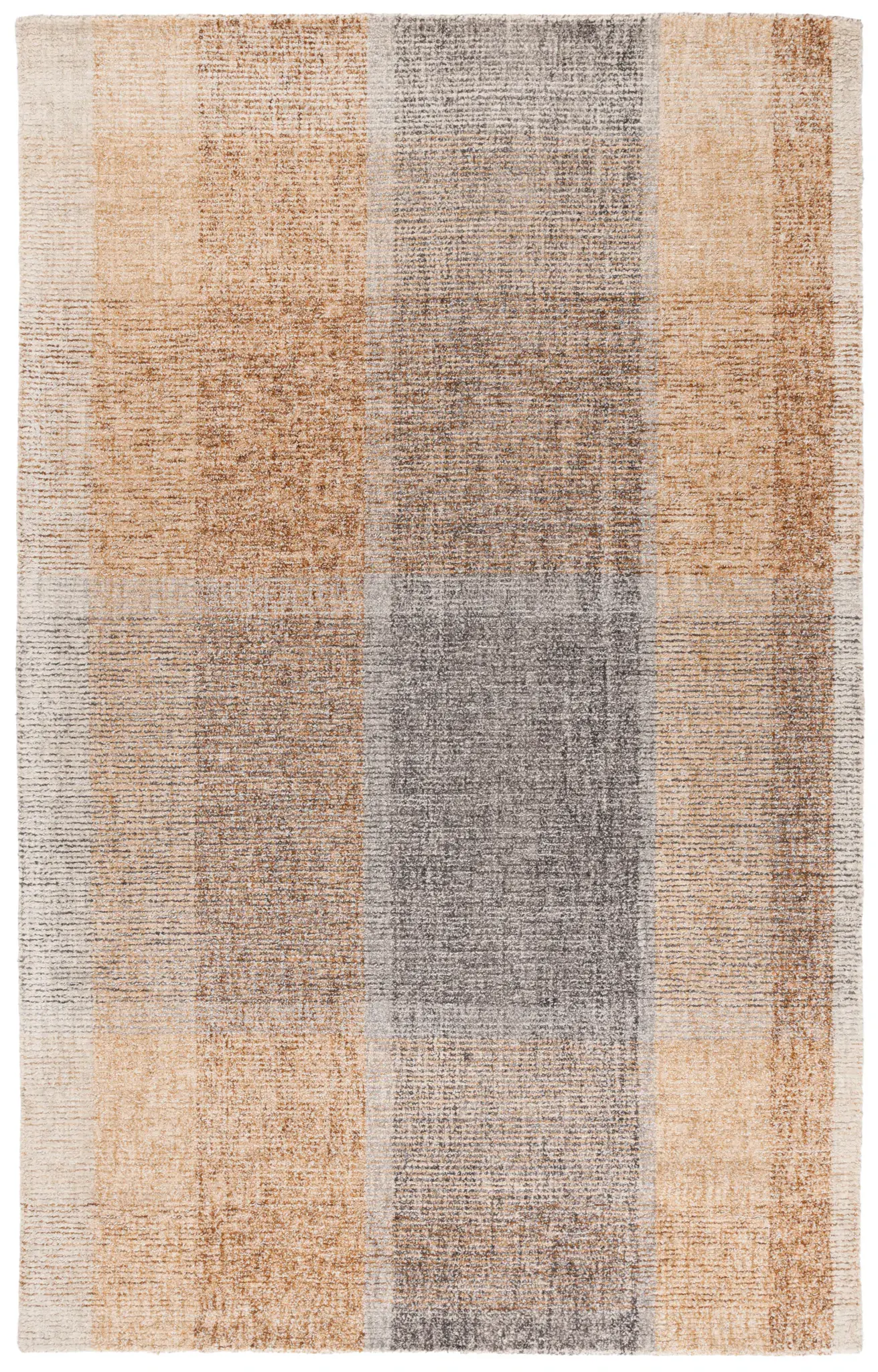 Metro Plaid Hand-Tufted Wool Rug