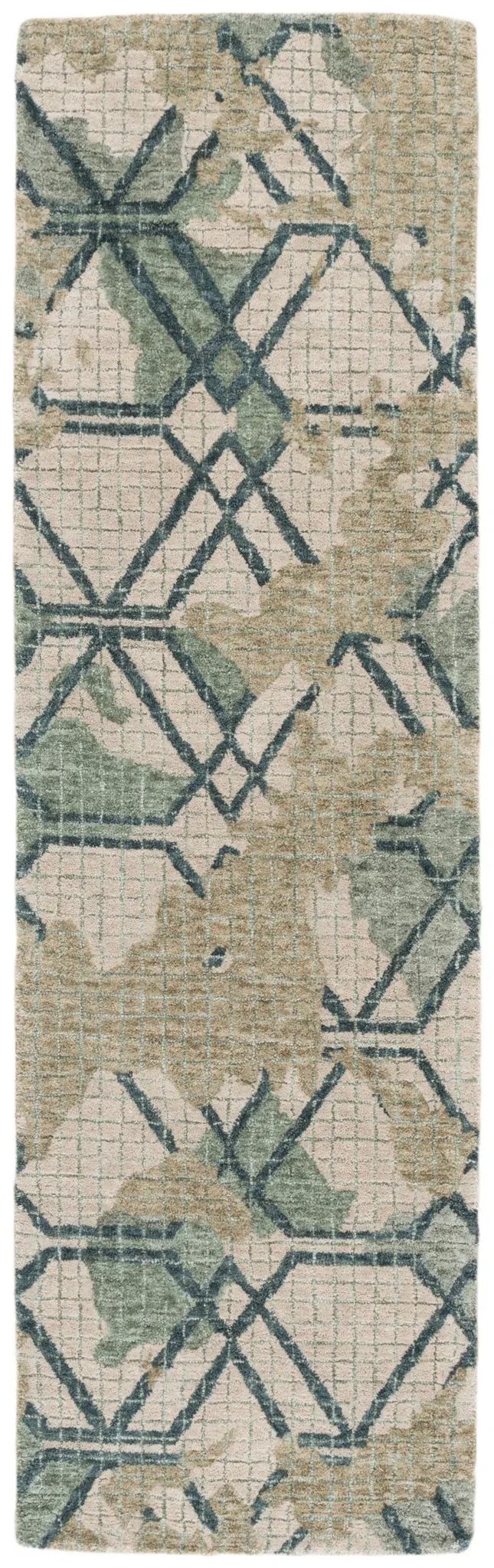 Metro Lattice Hand-Tufted Wool Rug
