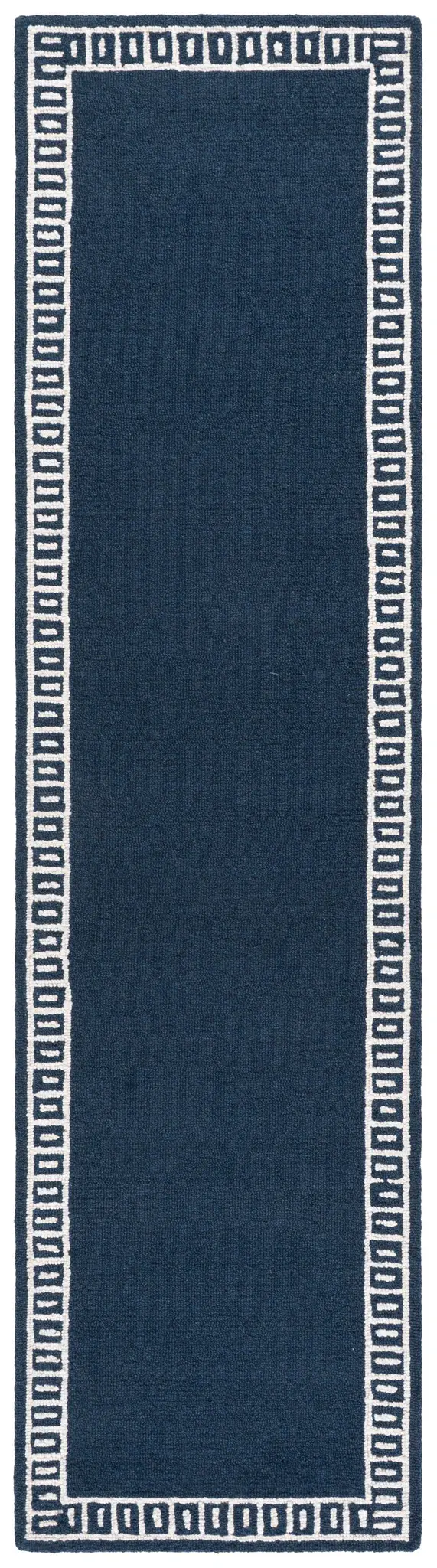 Metro Border Hand-Tufted Wool Rug