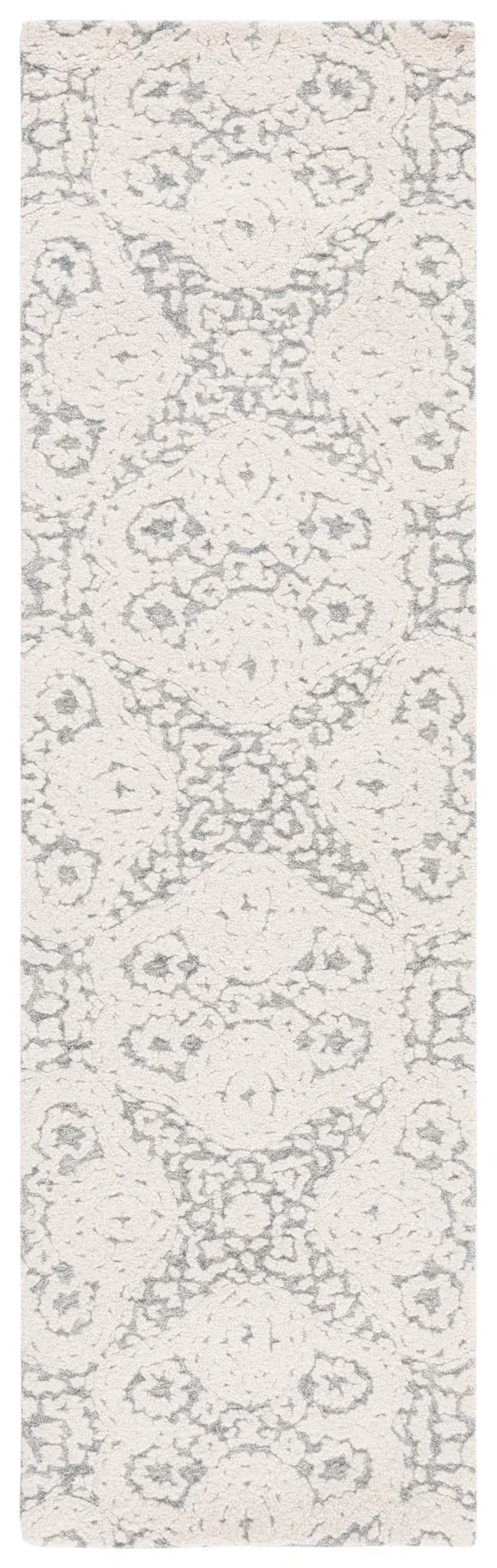 Metro Acanthus Ogee Trellis Hand-Tufted Wool Rug
