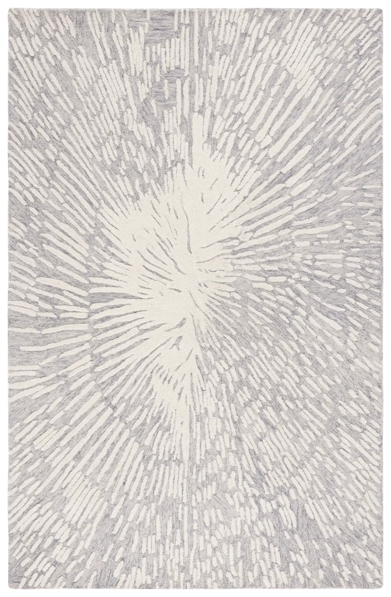 Metro Sunburst Hand-Tufted Wool Rug