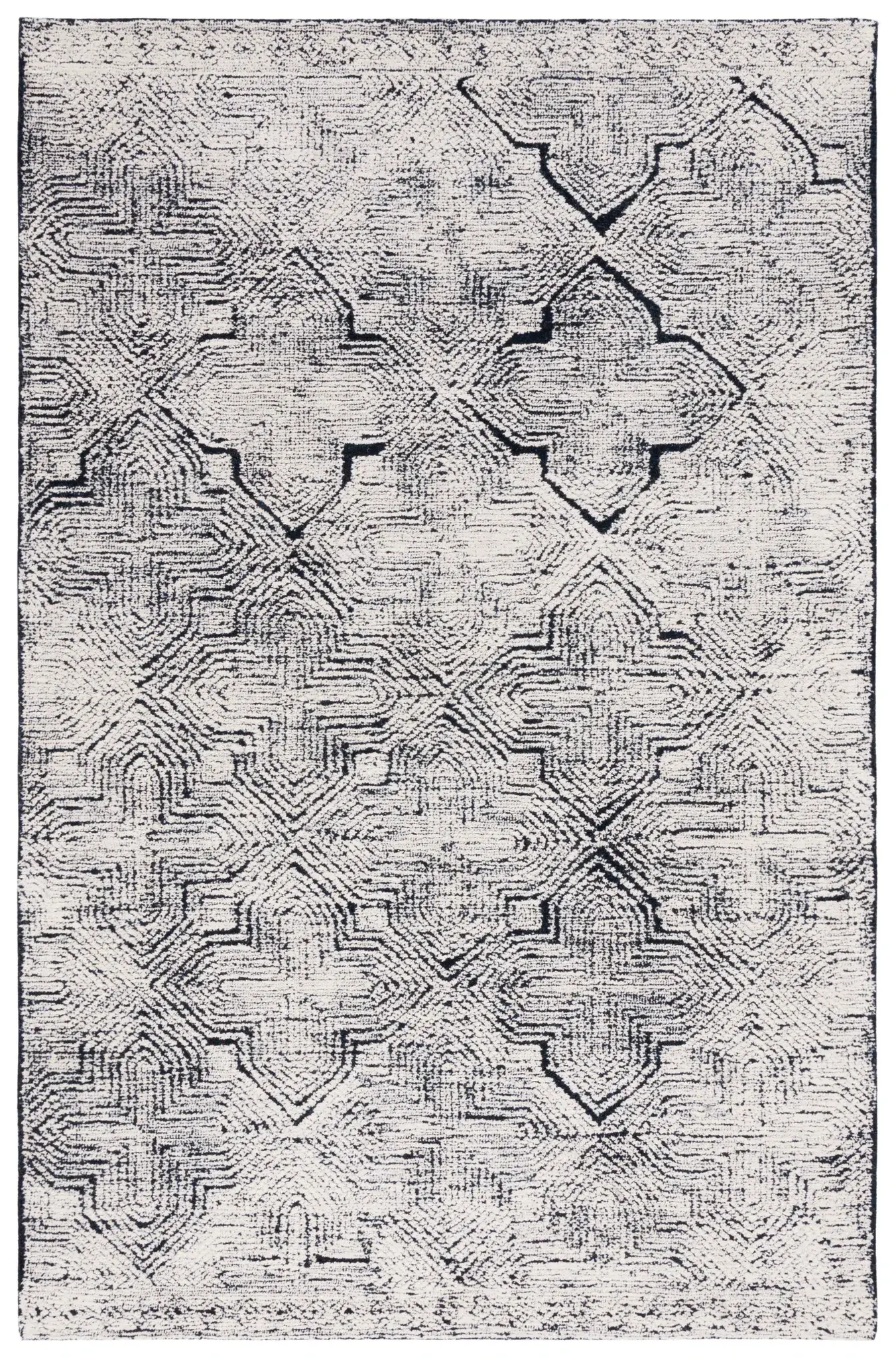 Metro Concentric Cross Rug