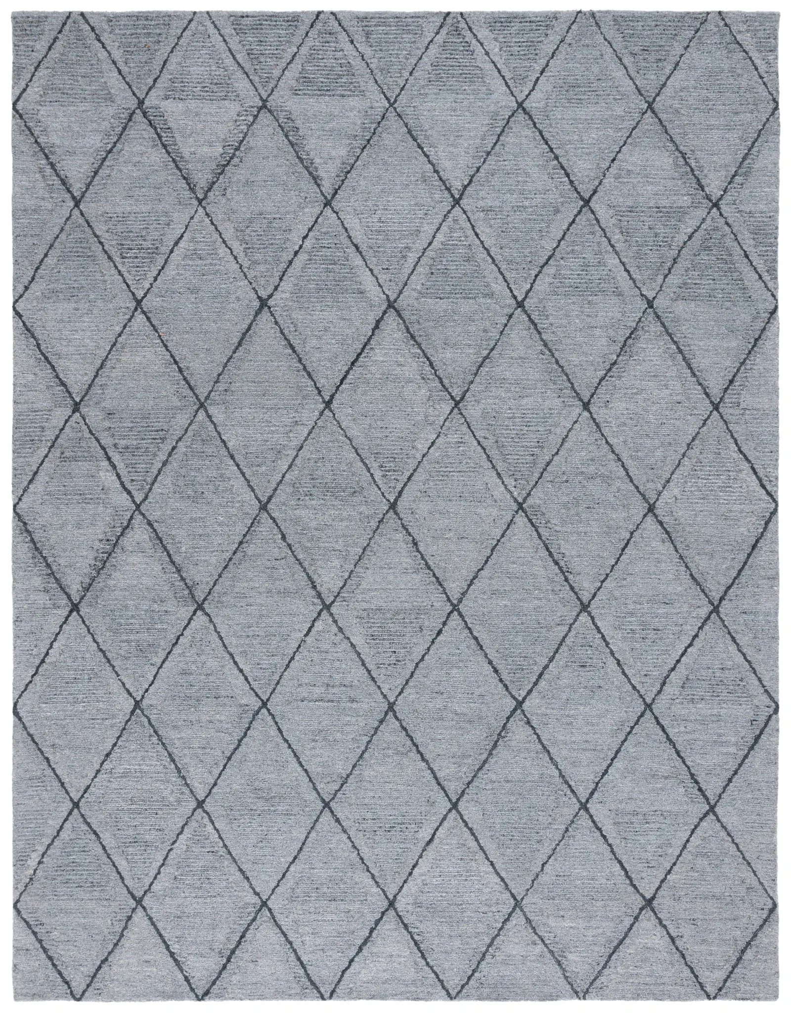 Metro Diamond Lattice Hand-Tufted Rug