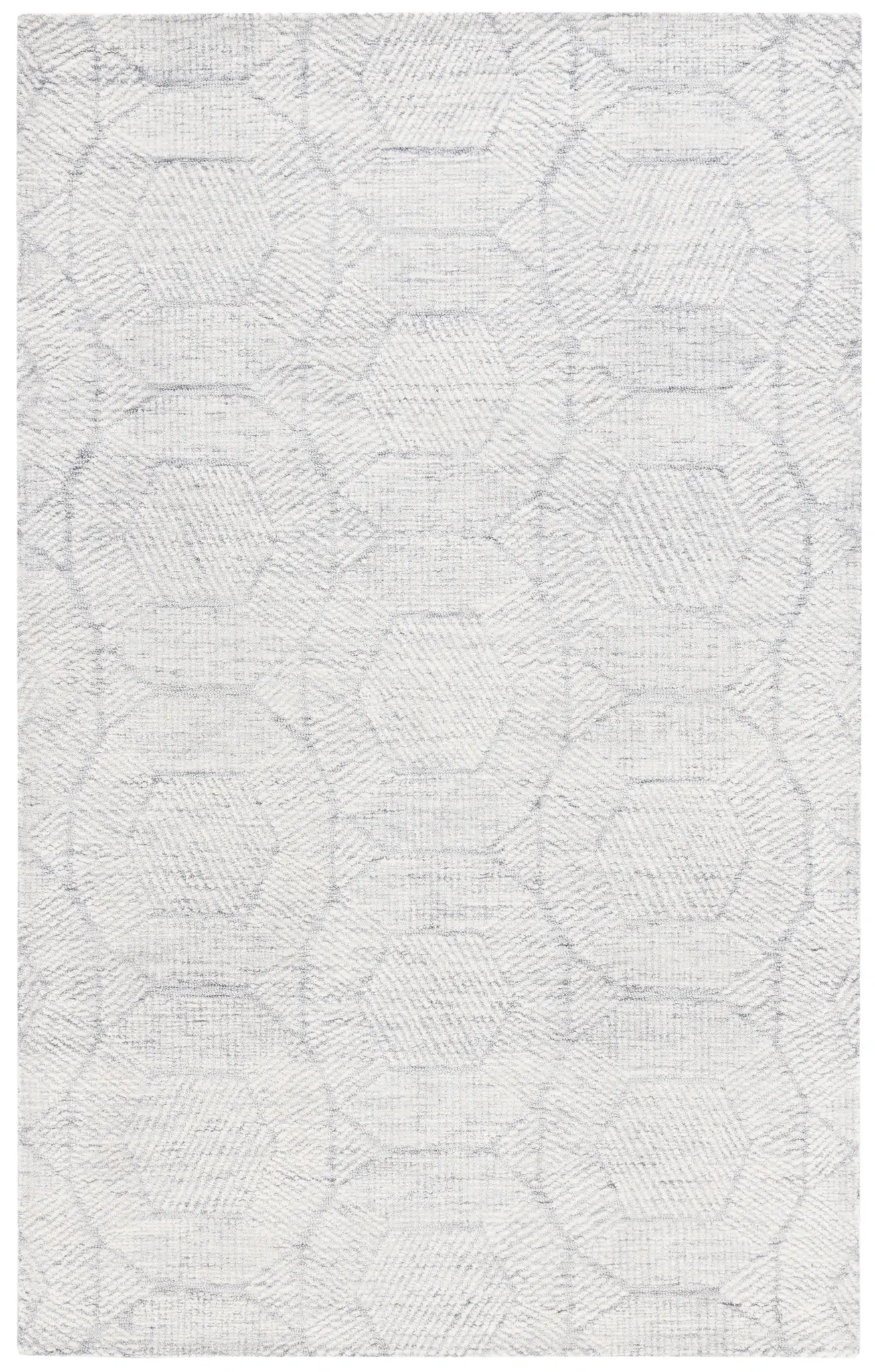 Metro Honeycomb Hand-Tufted Wool Rug