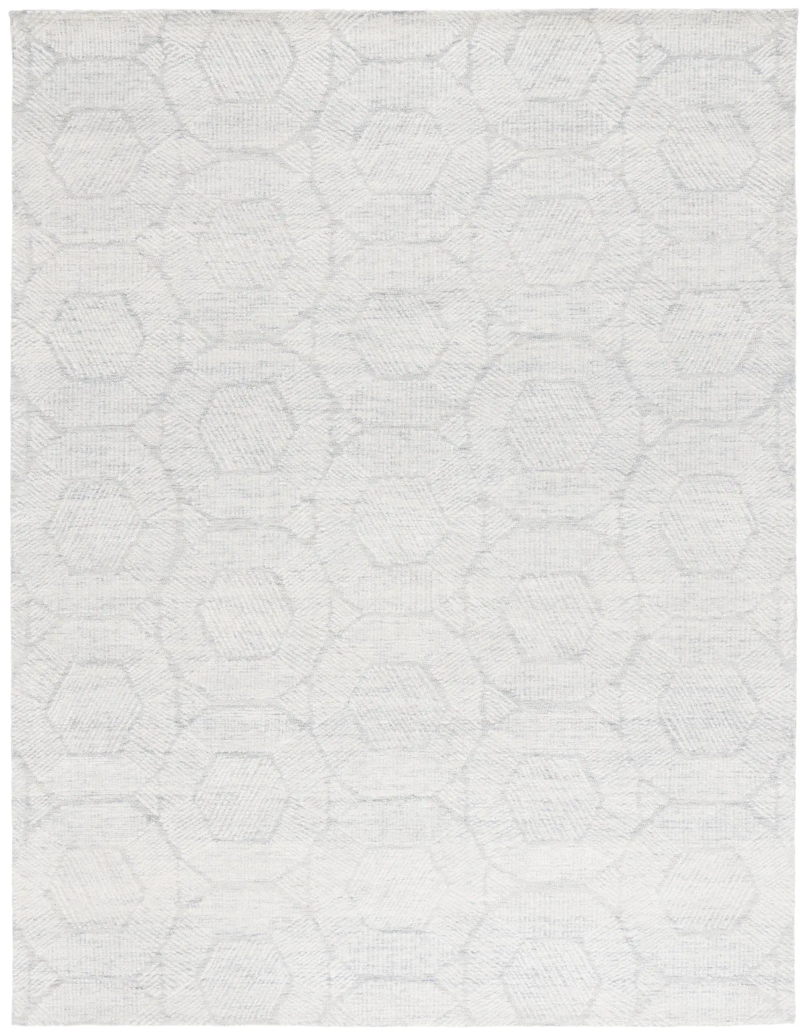 Metro Honeycomb Hand-Tufted Wool Rug