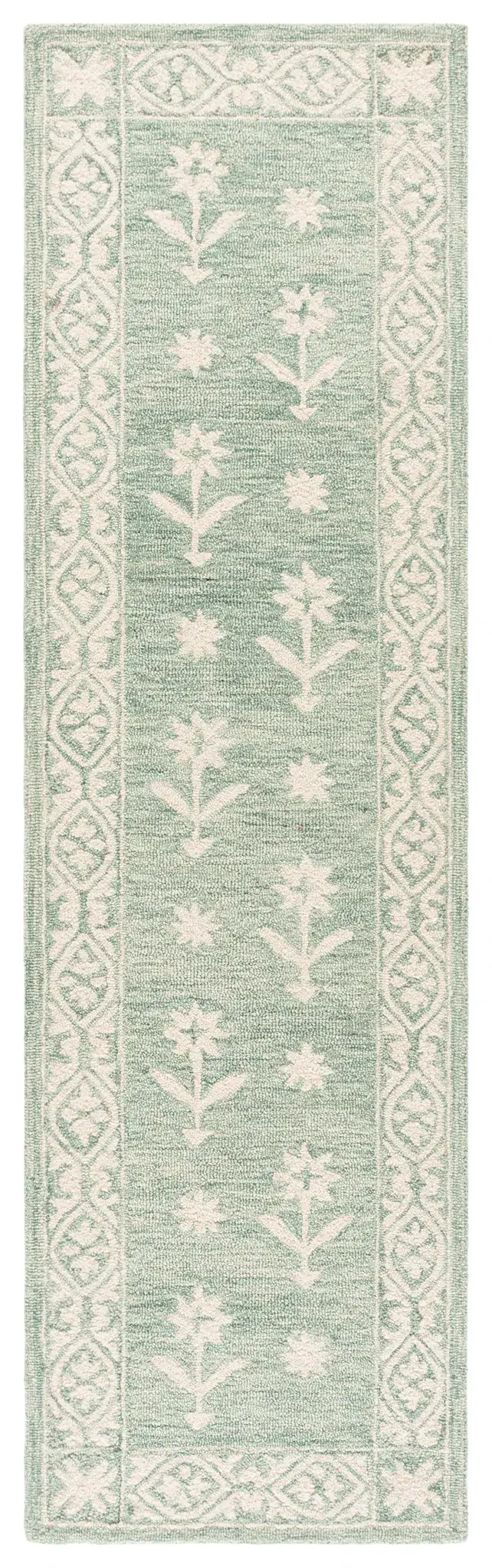 Metro Folk Floral Hand-Tufted Wool Rug