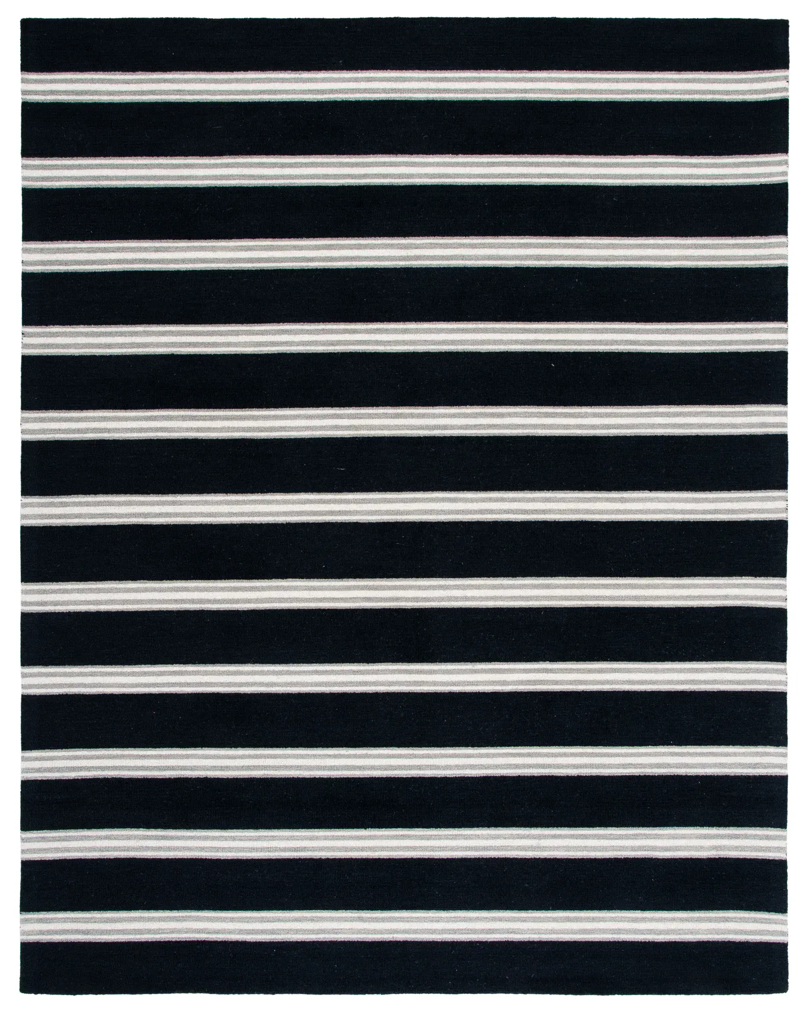 Metro Striped Hand-Tufted Wool Rug
