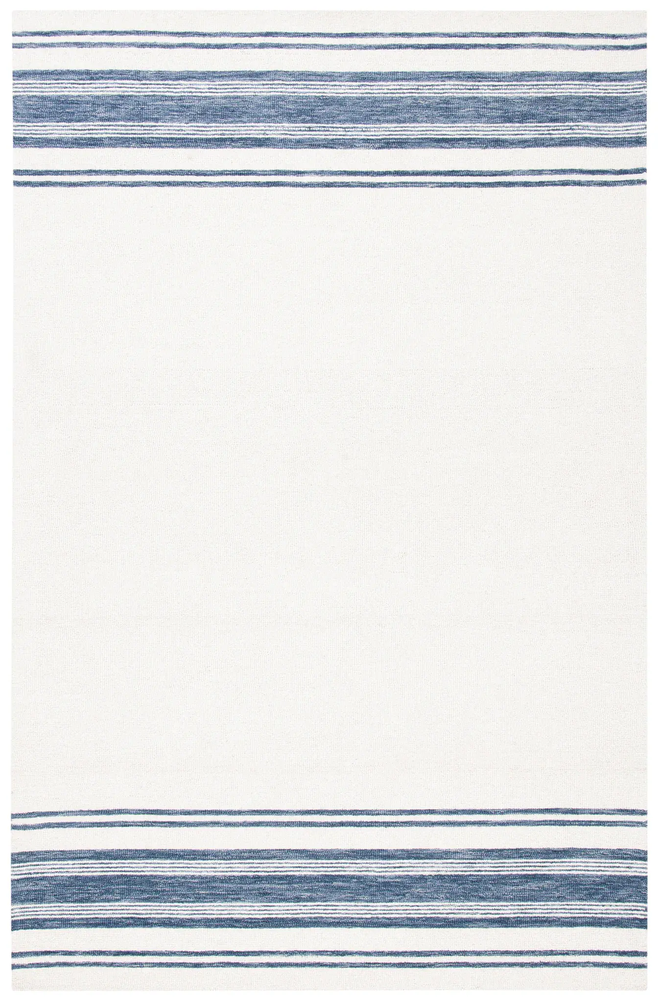 Metro Striped Banded Hand-Tufted Rug