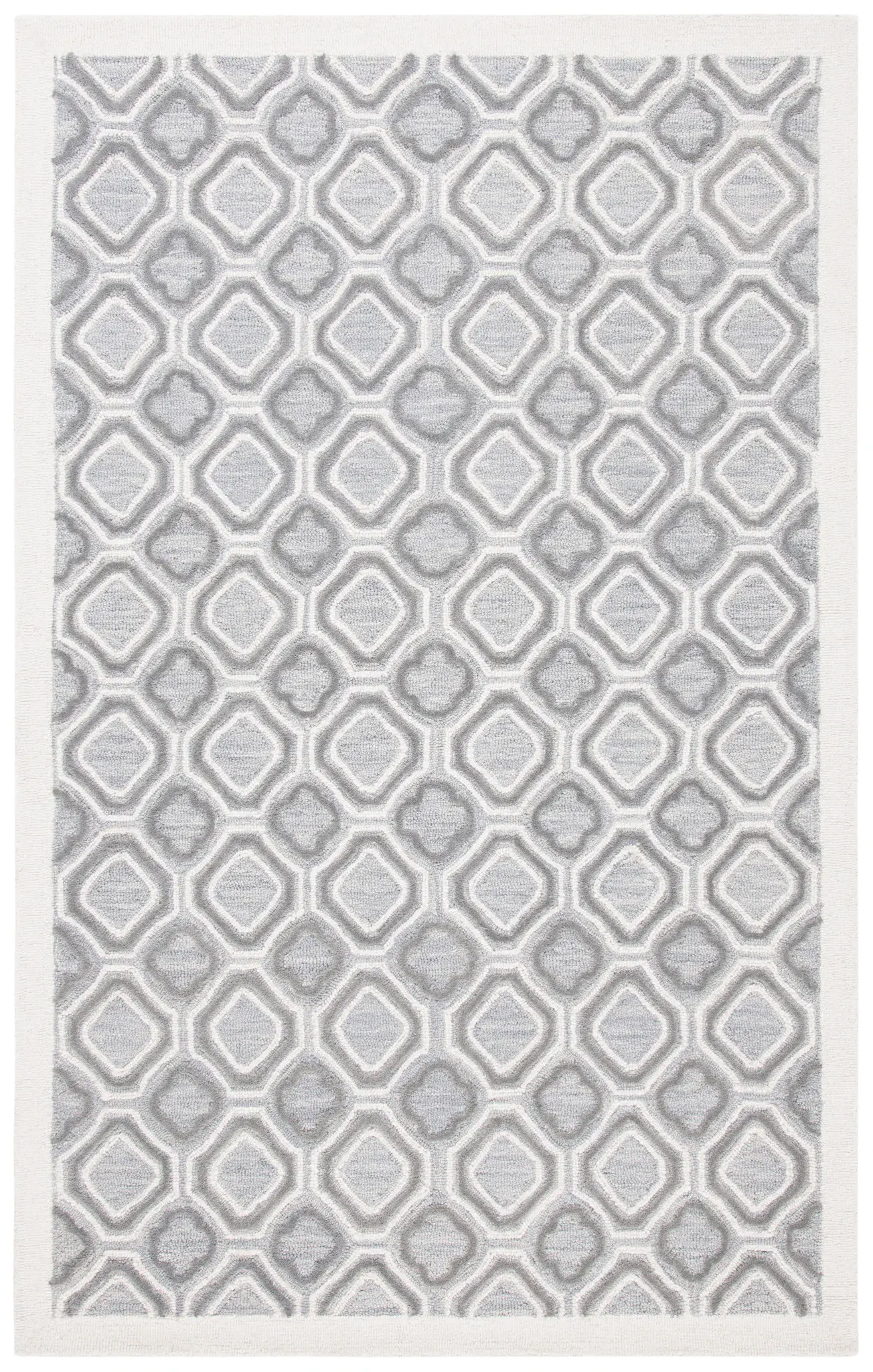 Metro Trellis Hand-Tufted Wool Rug