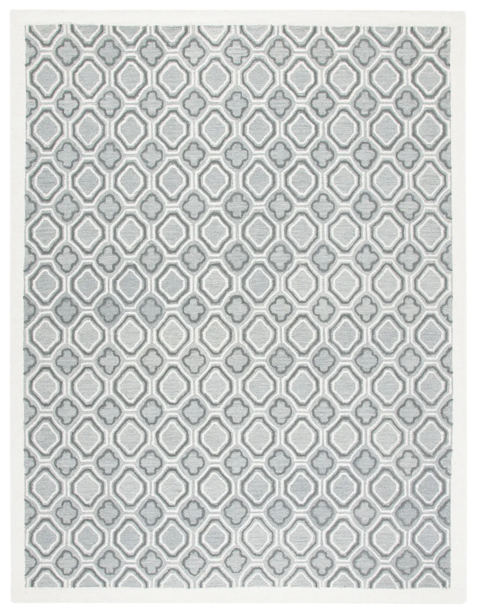 Metro Trellis Hand-Tufted Wool Rug
