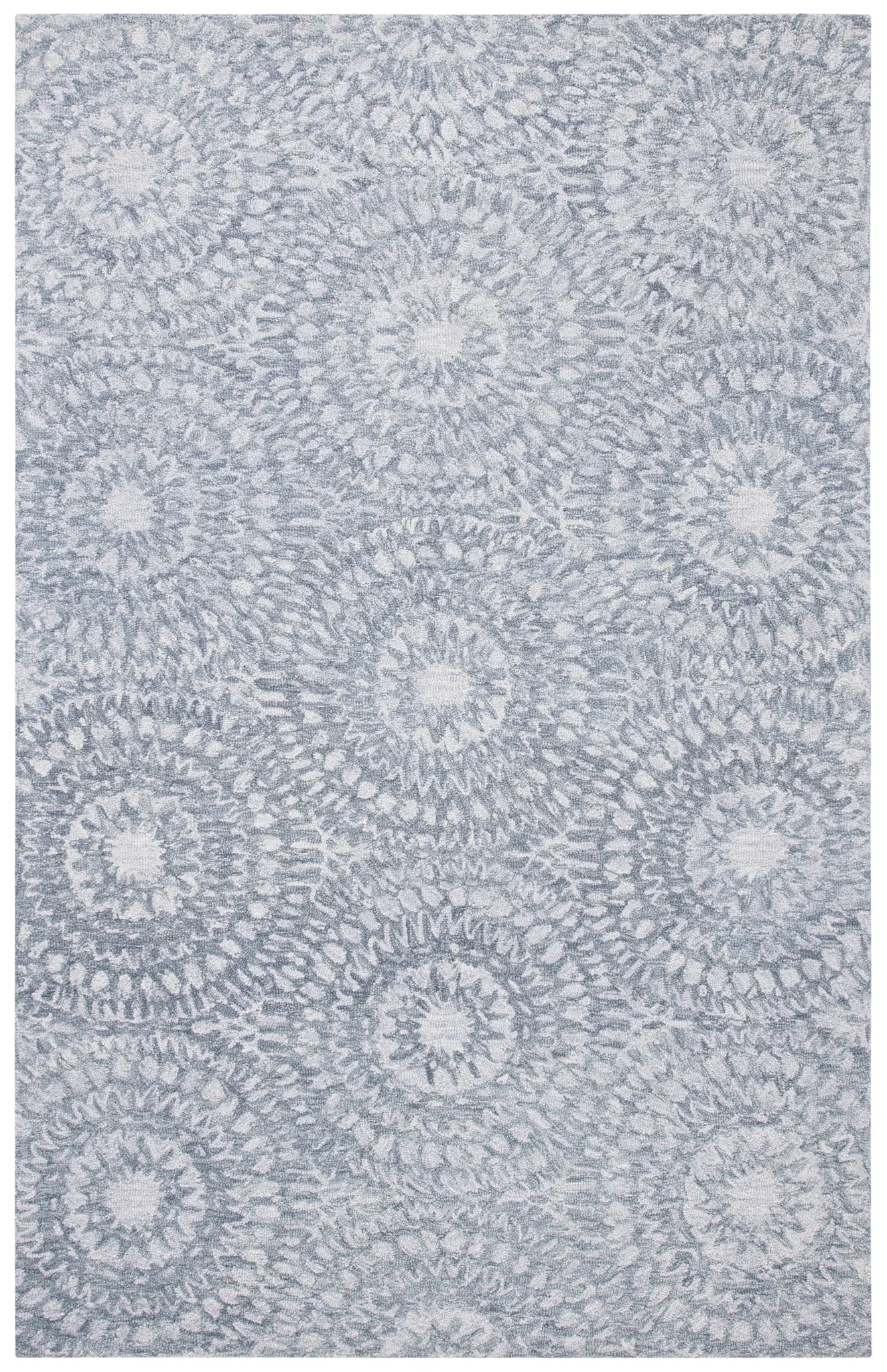Metro Allover Sunburst Hand-Tufted Wool Rug