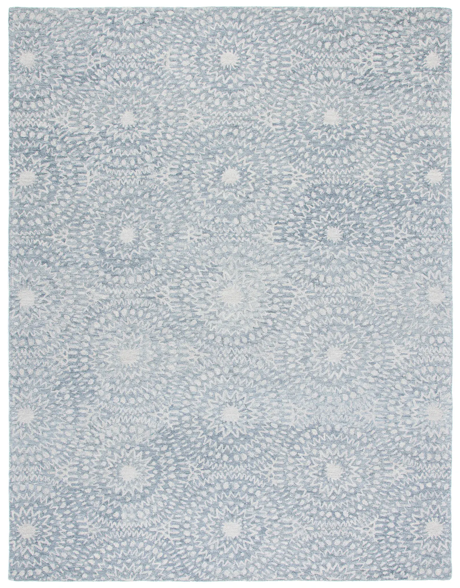 Metro Allover Sunburst Hand-Tufted Wool Rug