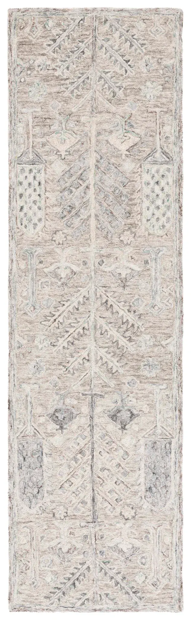 Metro Garden Border Hand-Tufted Wool Rug