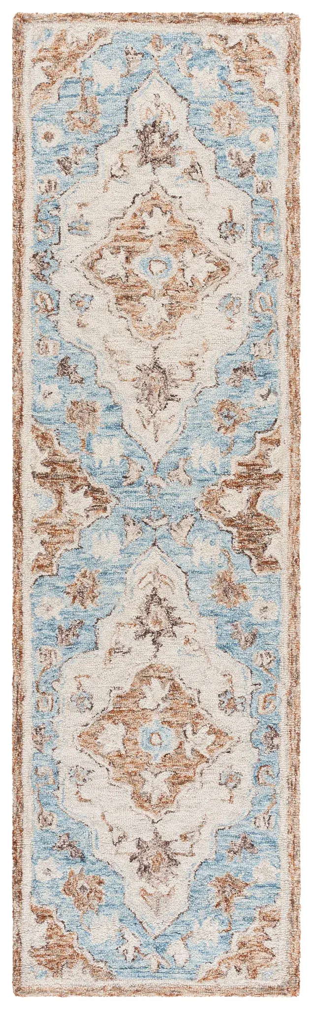 Metro Vintage Medallion Hand-Tufted Wool Rug