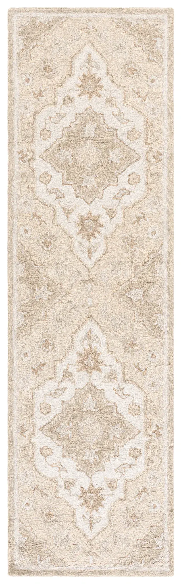 Metro Lobed Medallion Hand-Tufted Wool Rug