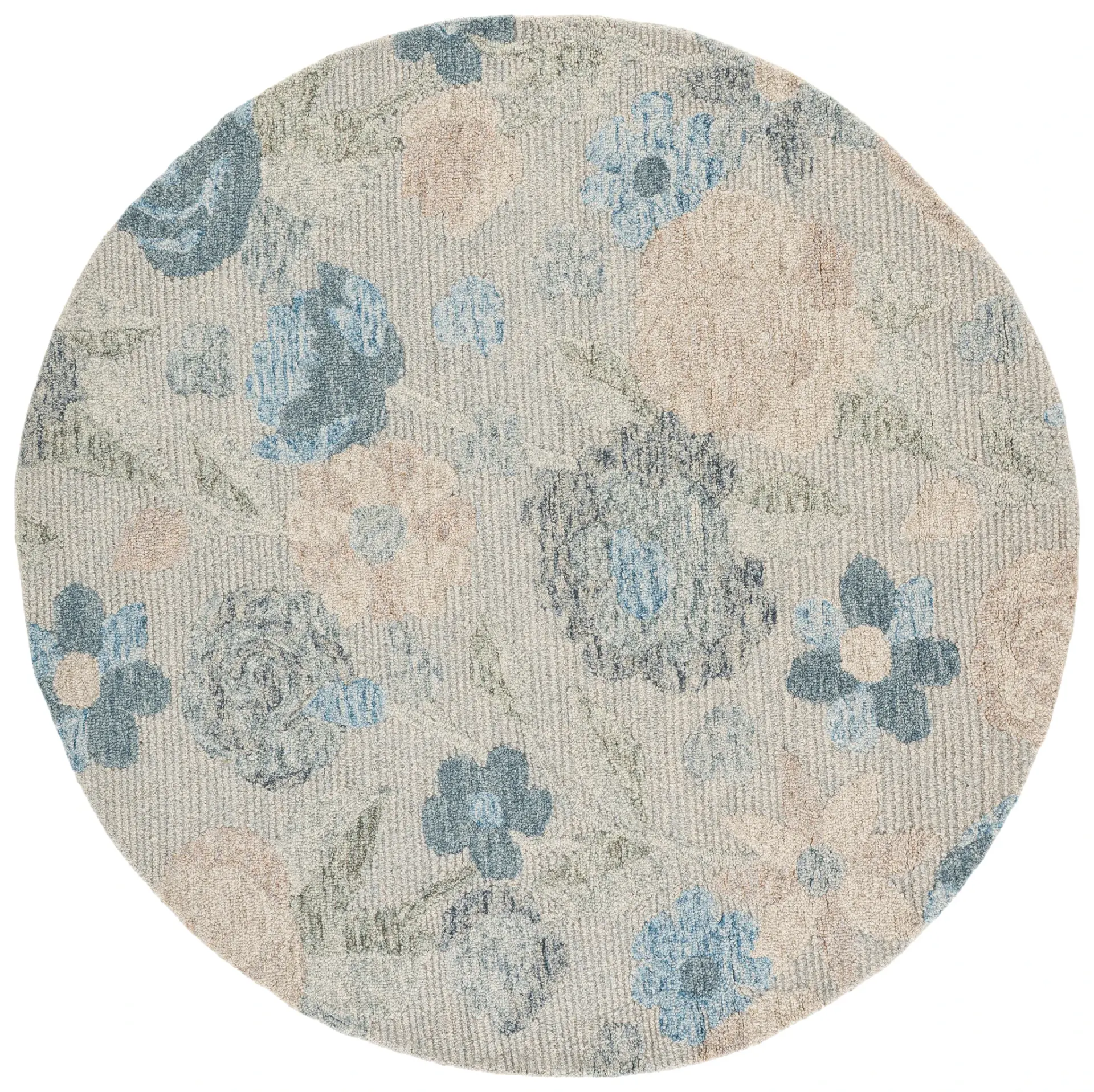 Metro Floral Bloom Hand-Tufted Wool Rug