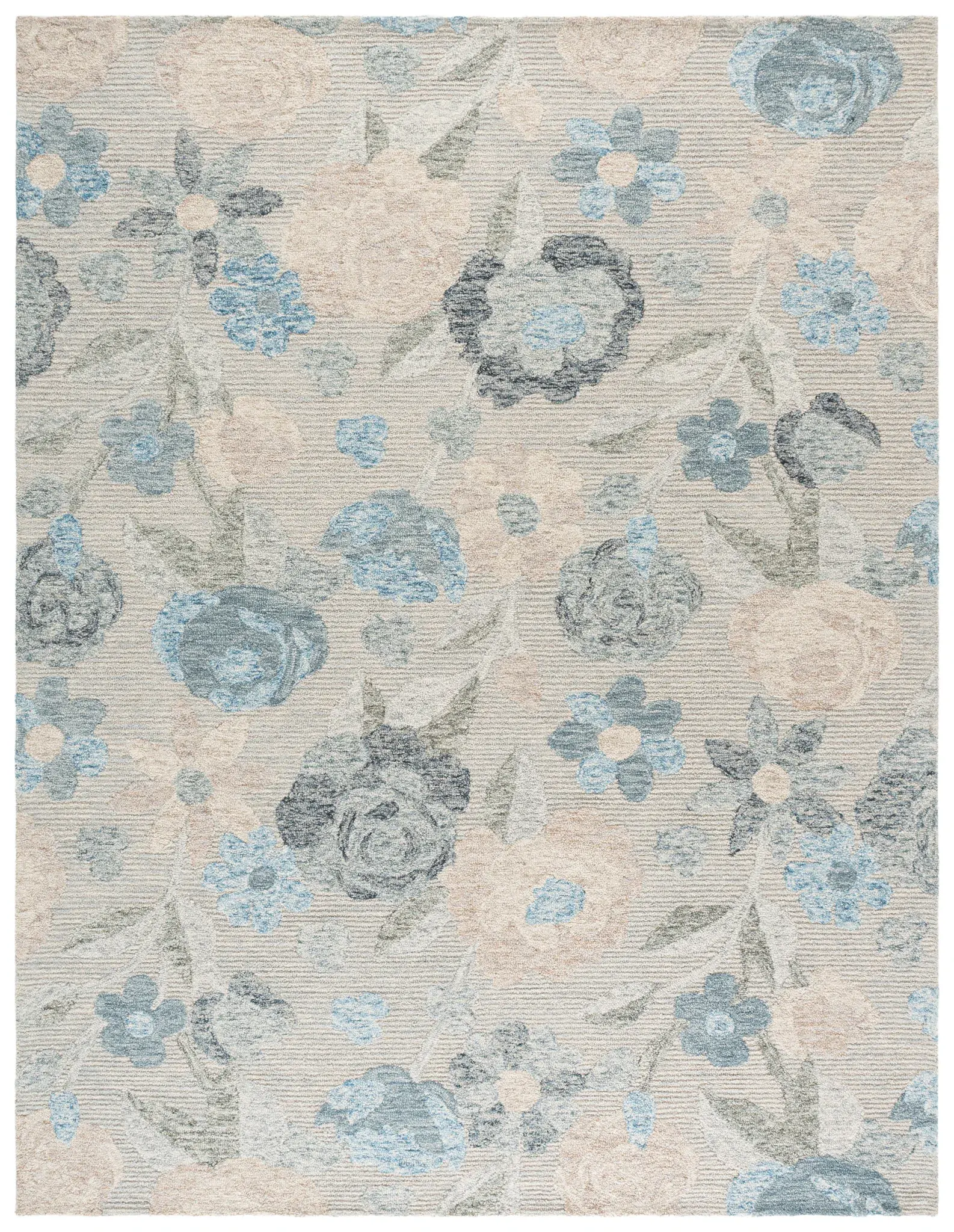 Metro Floral Bloom Hand-Tufted Wool Rug