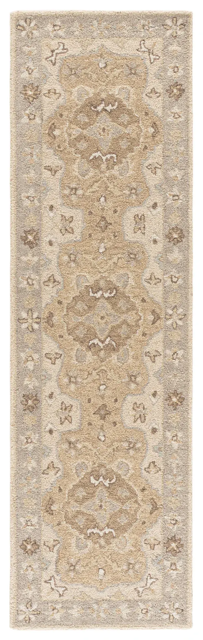 Metro Traditional Medallion Hand-Tufted Wool Rug