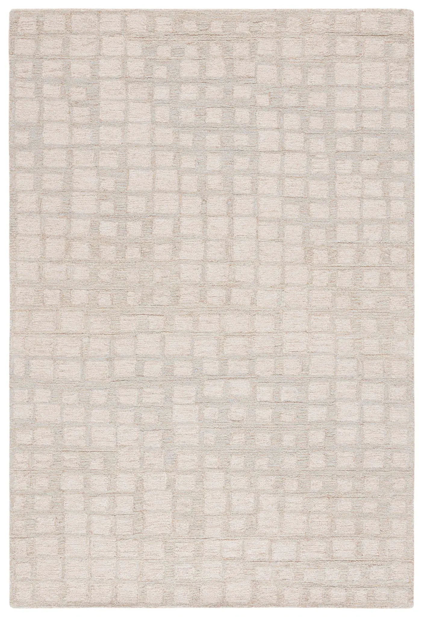 Metro Grid Hand-Tufted Rug