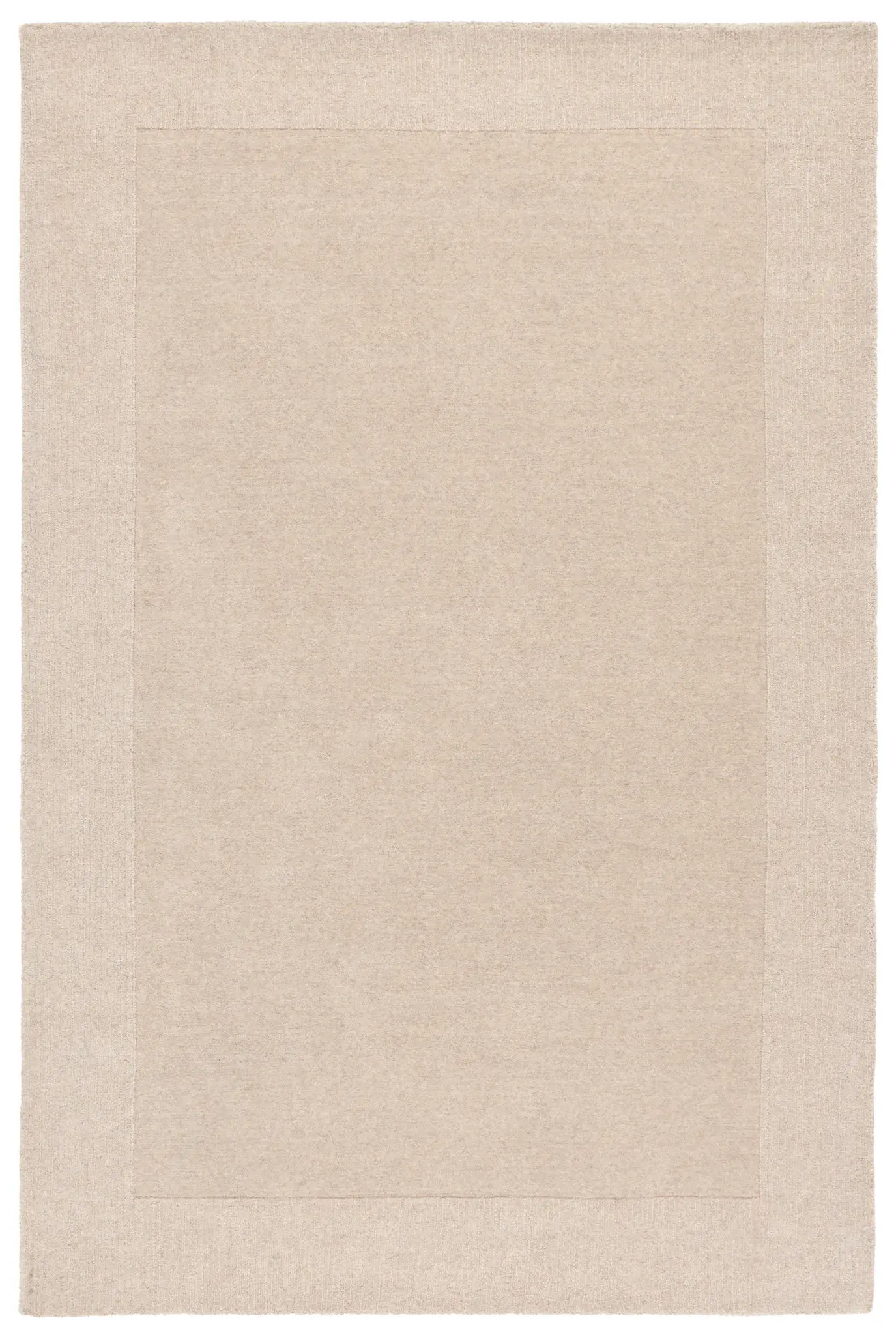 Metro Modern Bordered Hand-Loomed Wool Rug