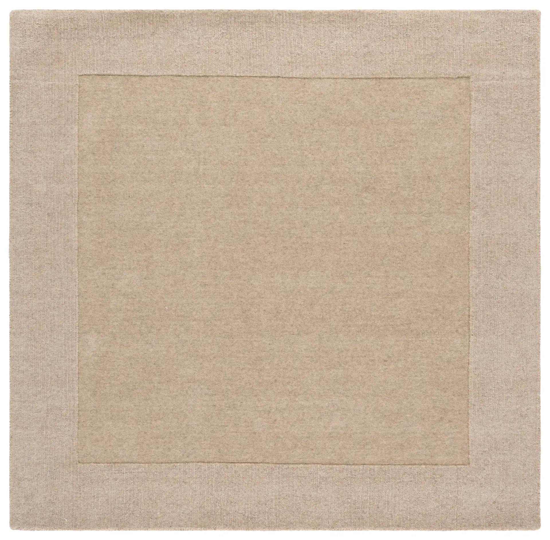 Metro Modern Bordered Hand-Loomed Wool Rug