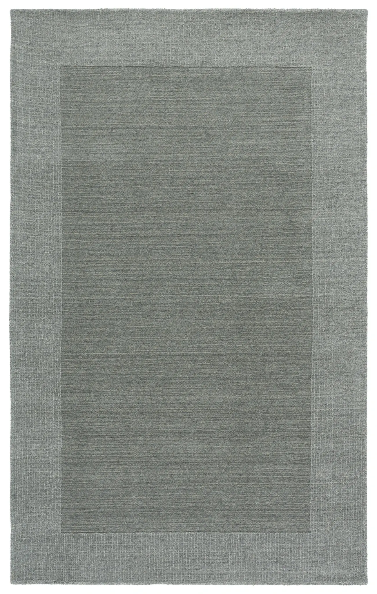 Metro Modern Bordered Hand-Loomed Wool Rug