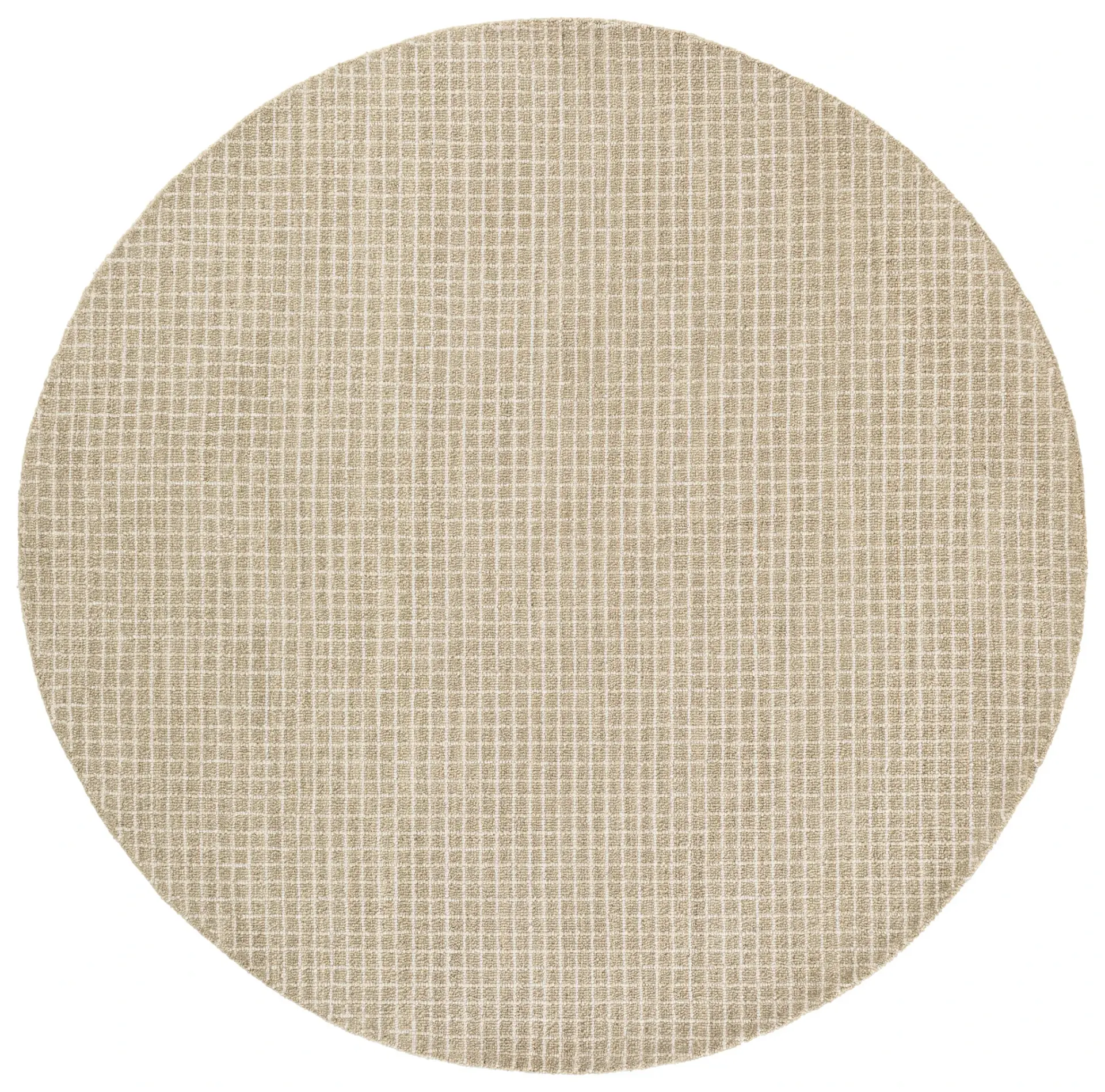Metro Grid Hand-Tufted Wool Rug