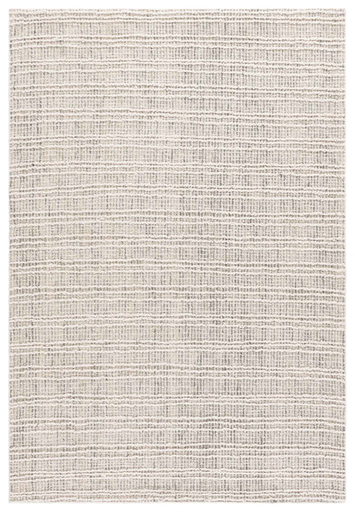 Metro Textured Stripe Hand-Tufted Wool Rug
