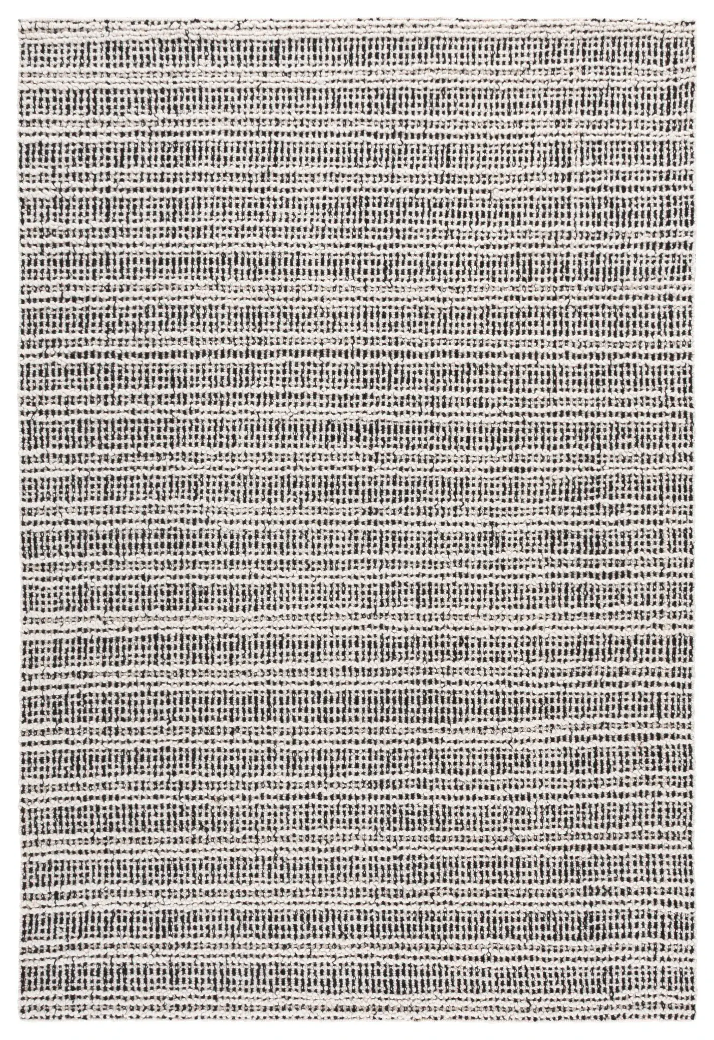 Metro Textured Stripe Hand-Tufted Wool Rug