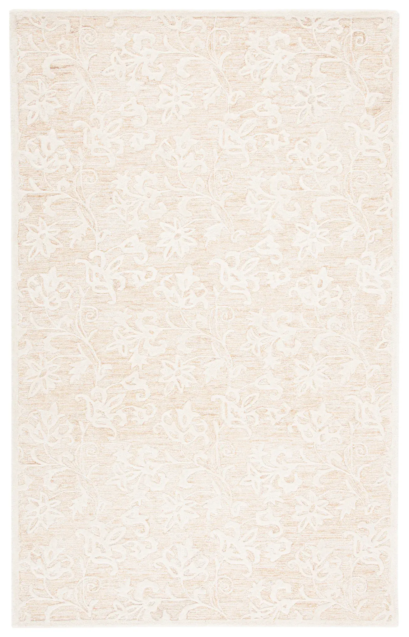 Metro Floral Vine Hand-Tufted Wool Rug