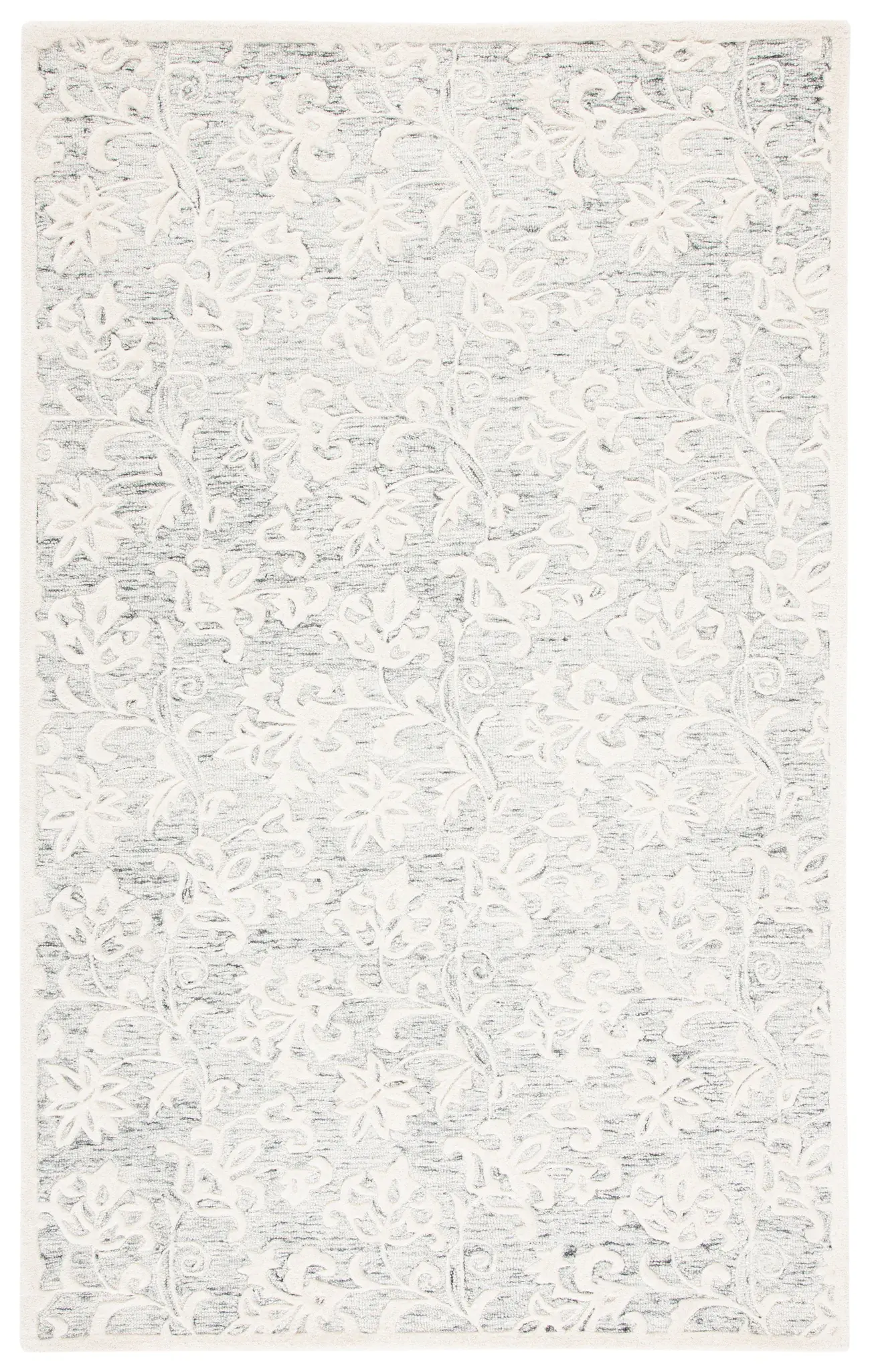 Metro Floral Vine Hand-Tufted Wool Rug