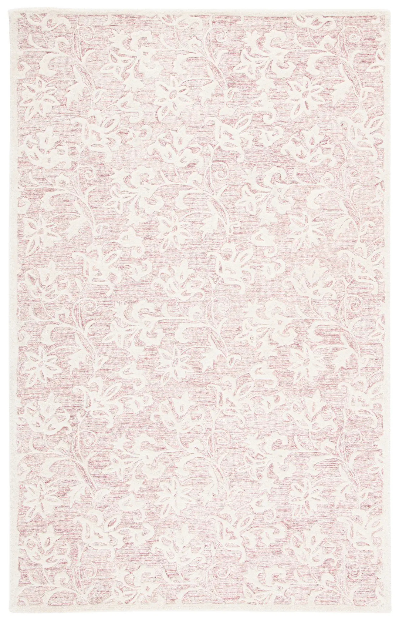 Metro Floral Vine Hand-Tufted Wool Rug