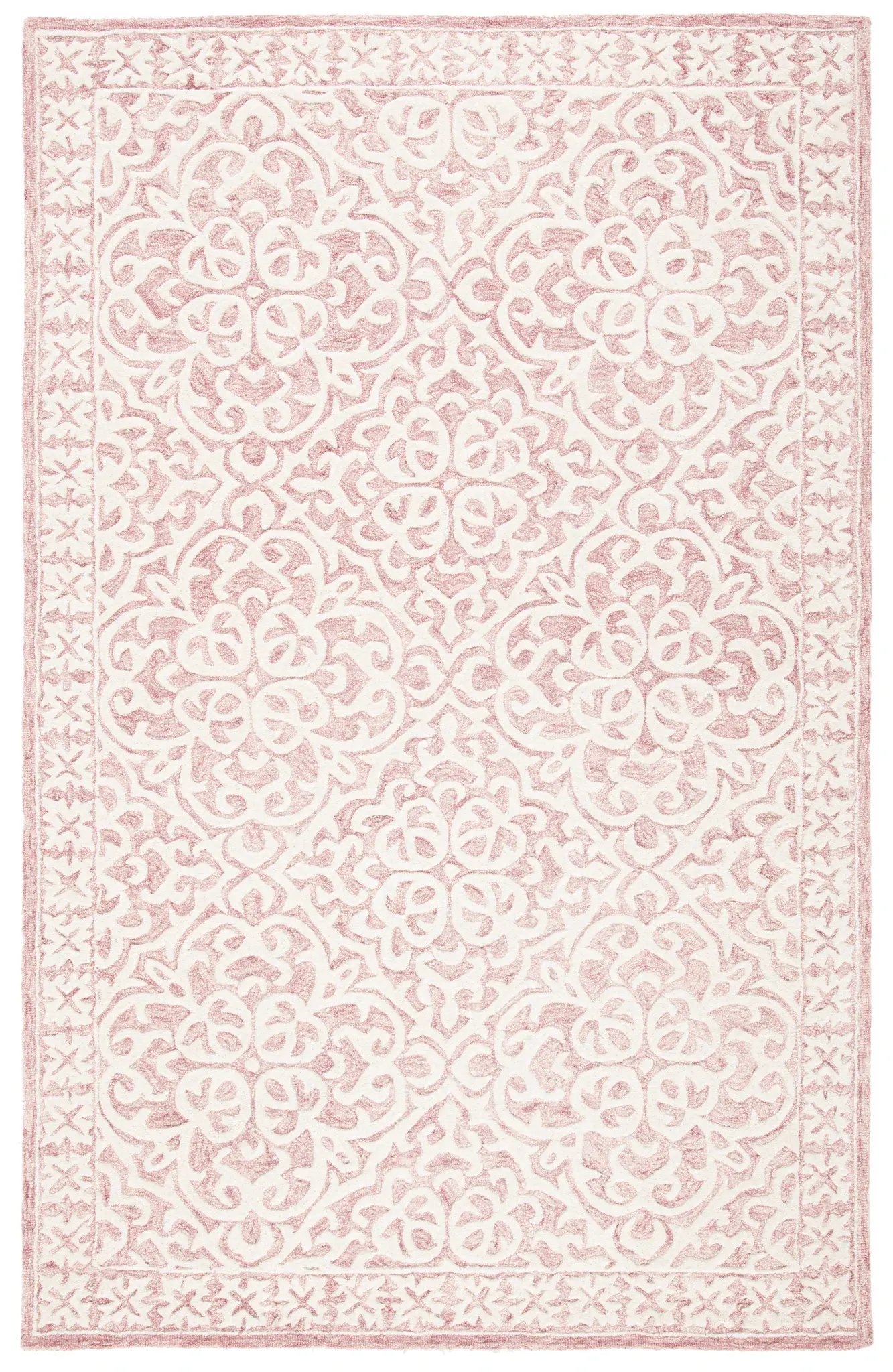 Metro Interlocking Scroll Hand-Tufted Wool Rug