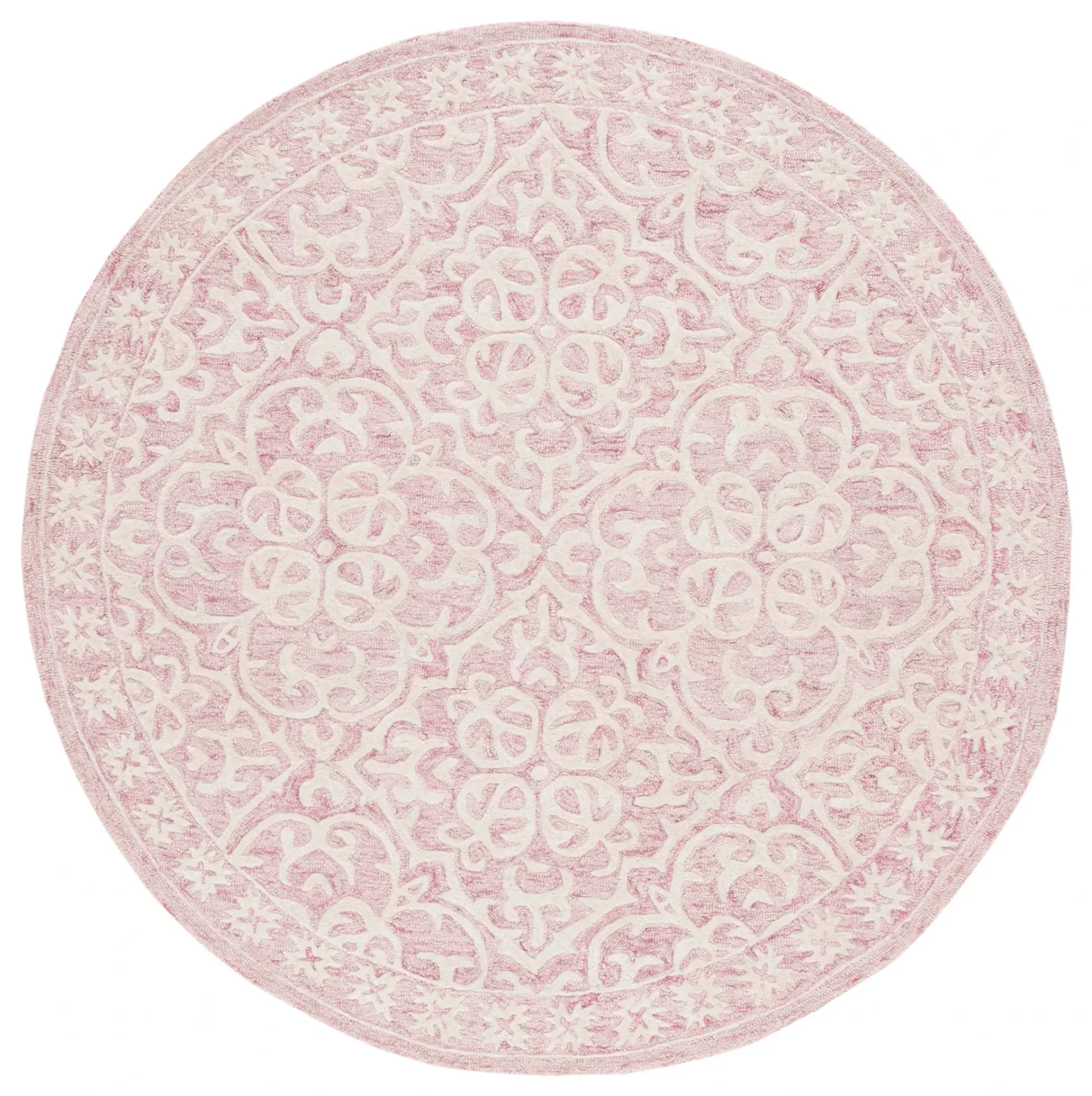 Metro Interlocking Scroll Hand-Tufted Wool Rug