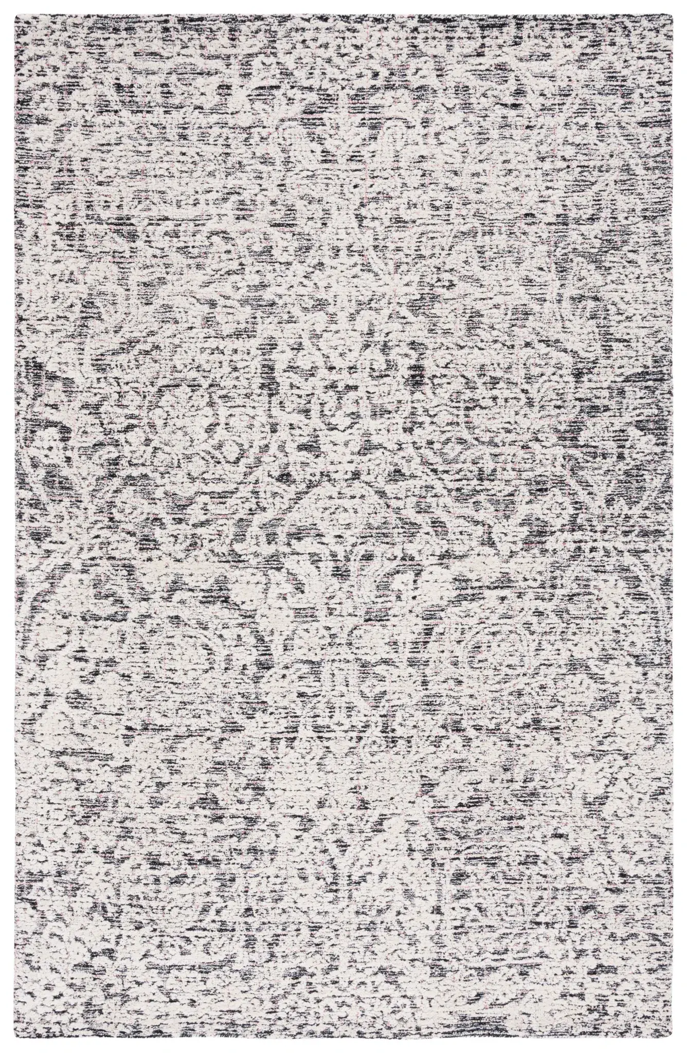 Metro Erased Damask Hand-Tufted Rug