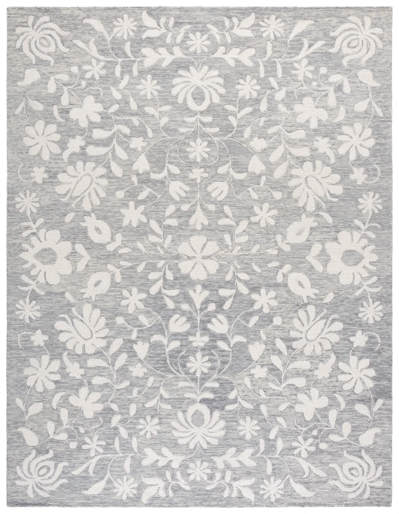Metro Floral Vine Hand-Tufted Rug
