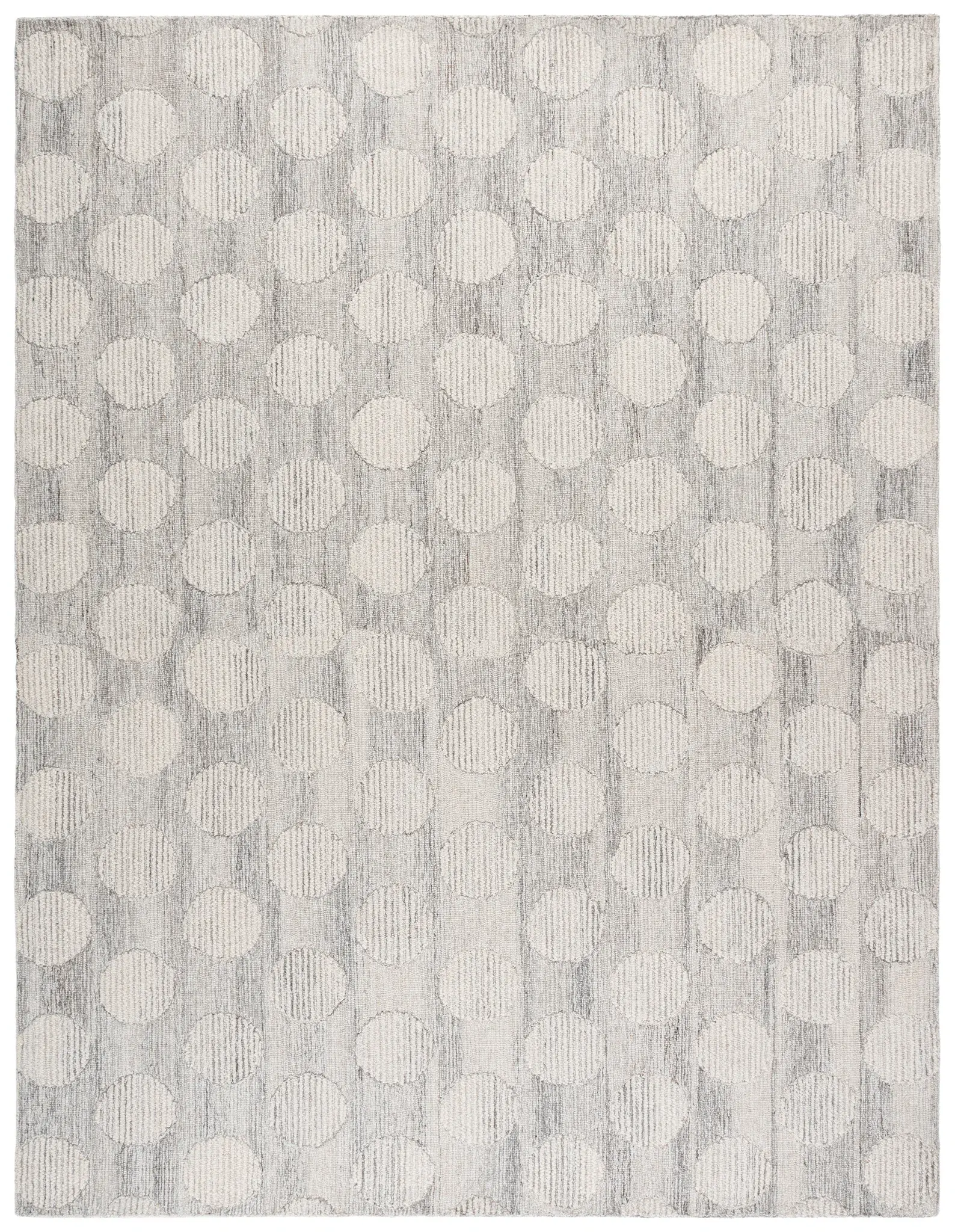 Metro Polka Dot Hand-Tufted Wool Rug
