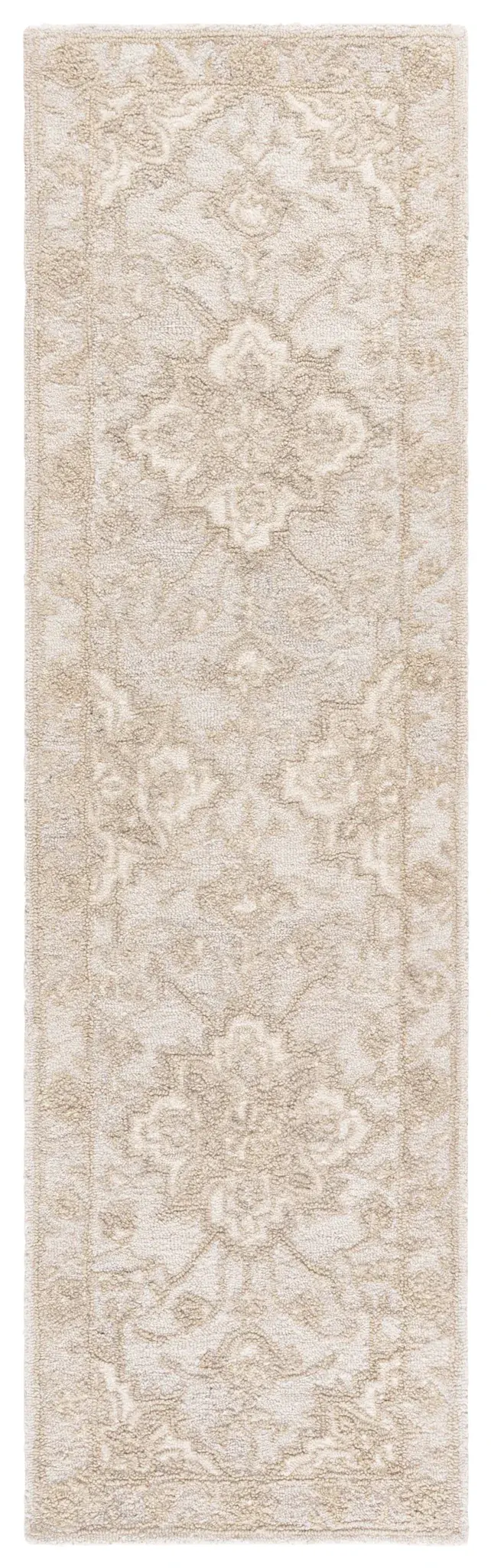 Metro Traditional Persian Medallion Hand-Tufted Wool Rug