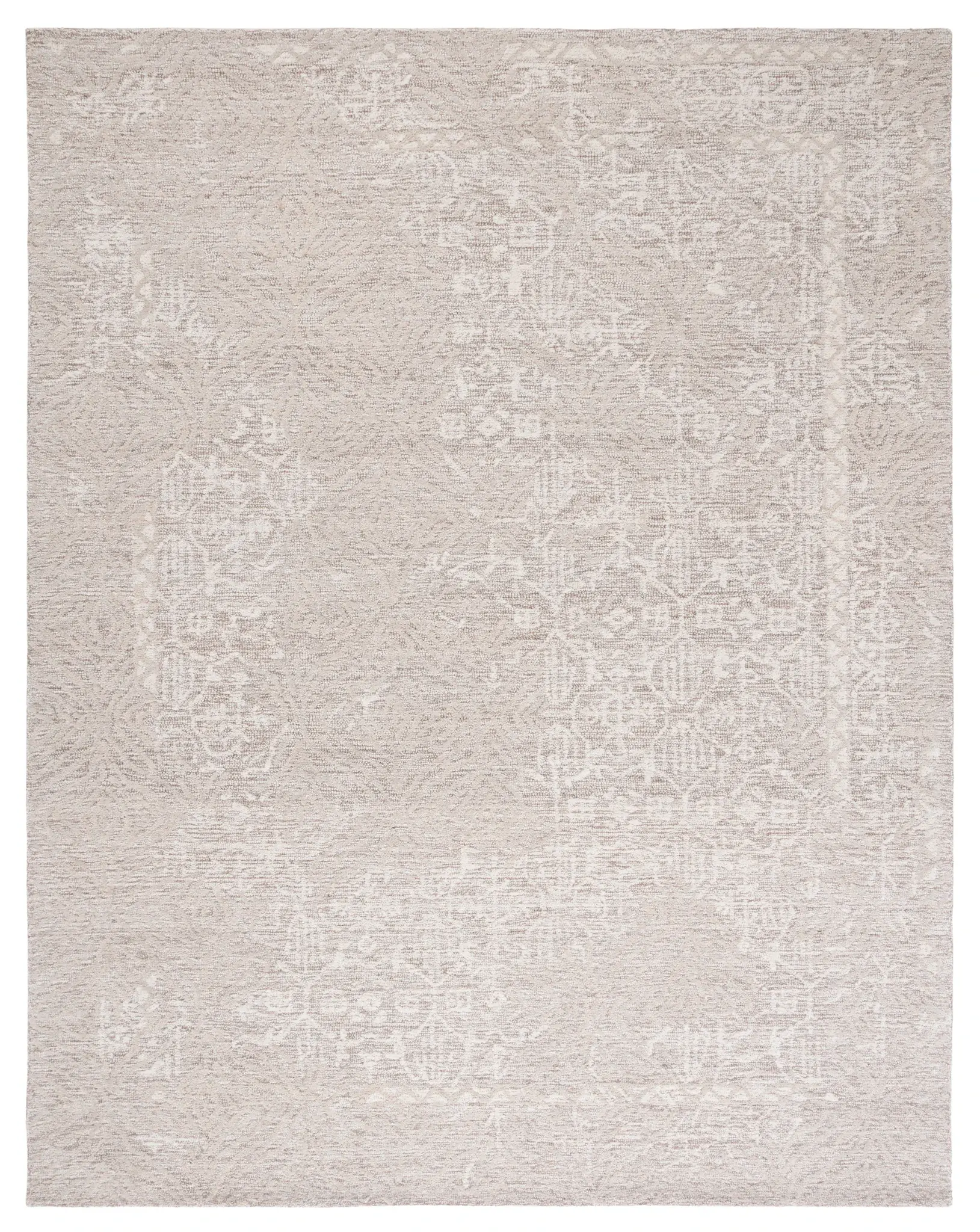 Metro Faded Floral Hand-Tufted Wool Rug