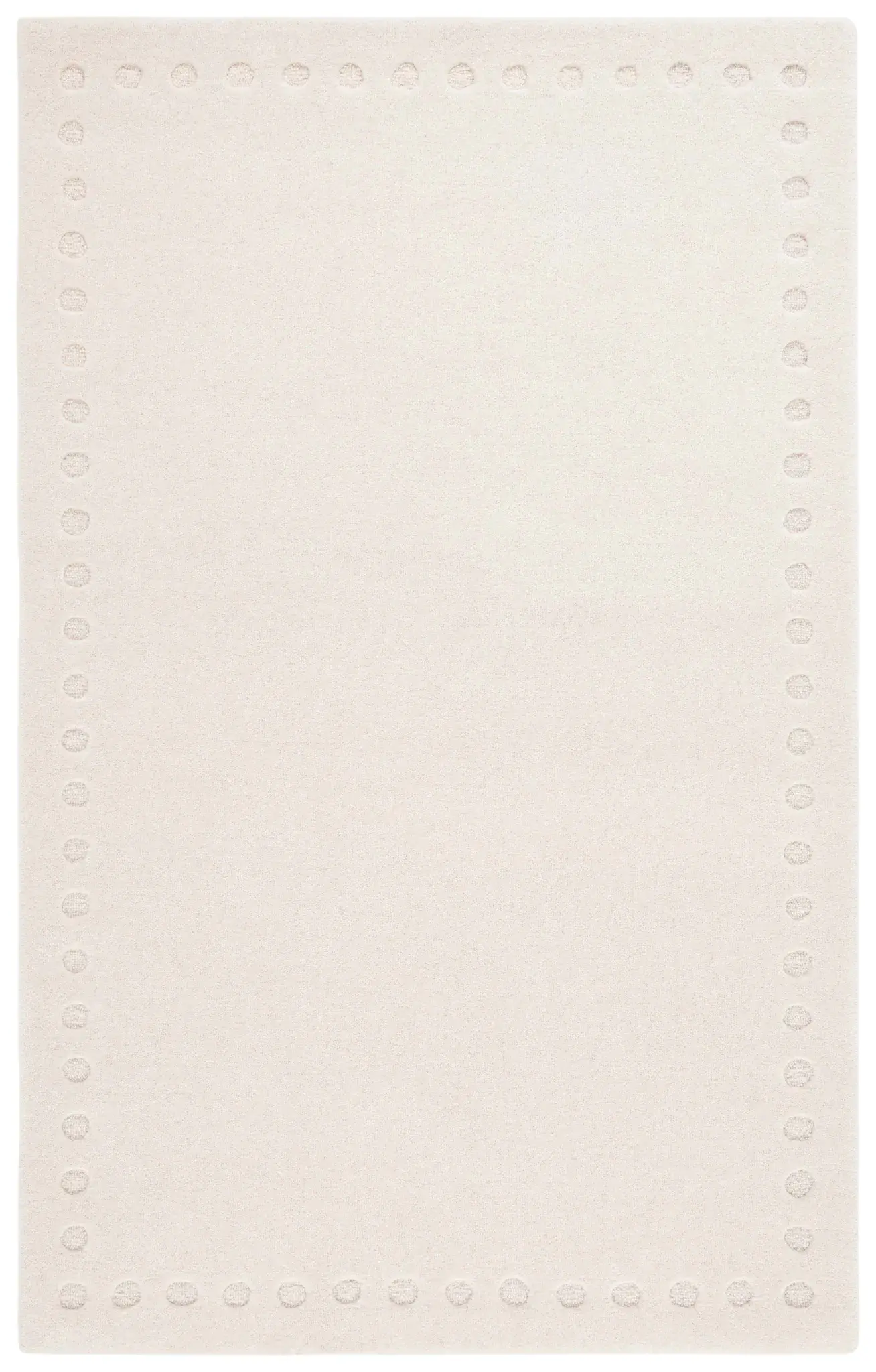 Metro Dotted Border Hand-Tufted Wool Rug