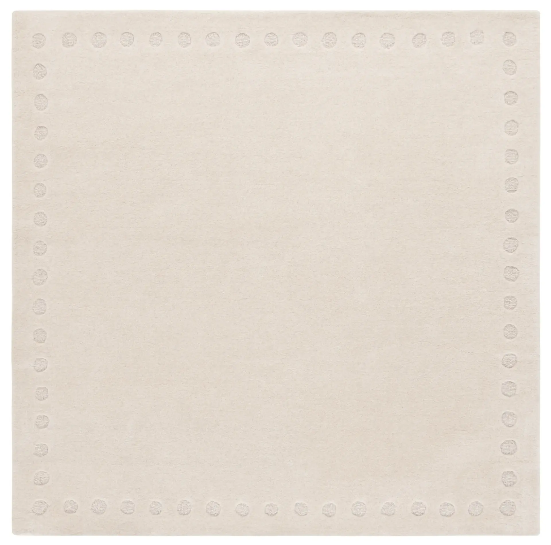 Metro Dotted Border Hand-Tufted Wool Rug