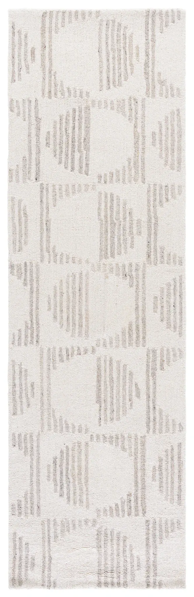 Metro Arch Grid Hand-Tufted Wool Rug