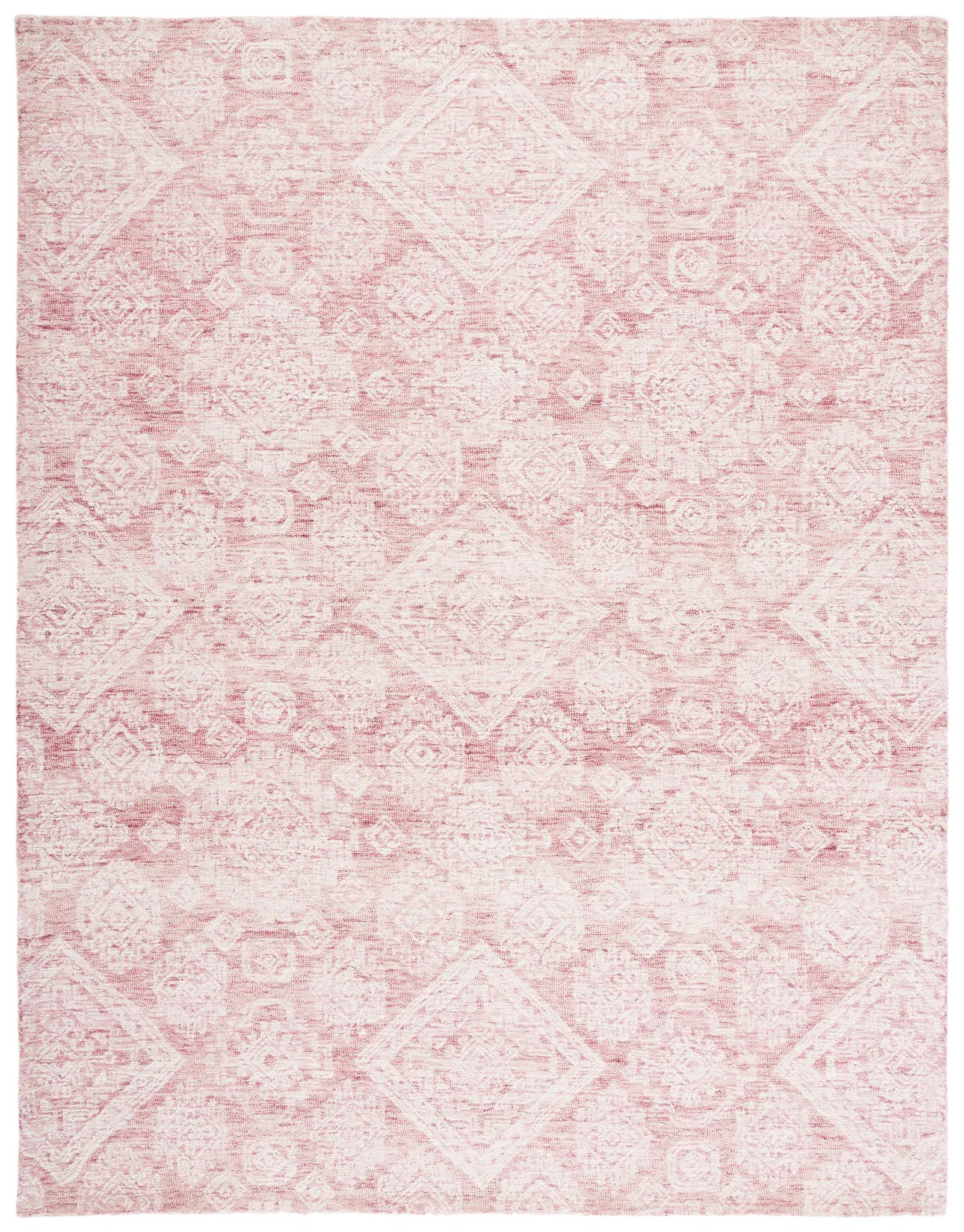 Metro Tribal Allover Diamond Hand-Tufted Wool Rug