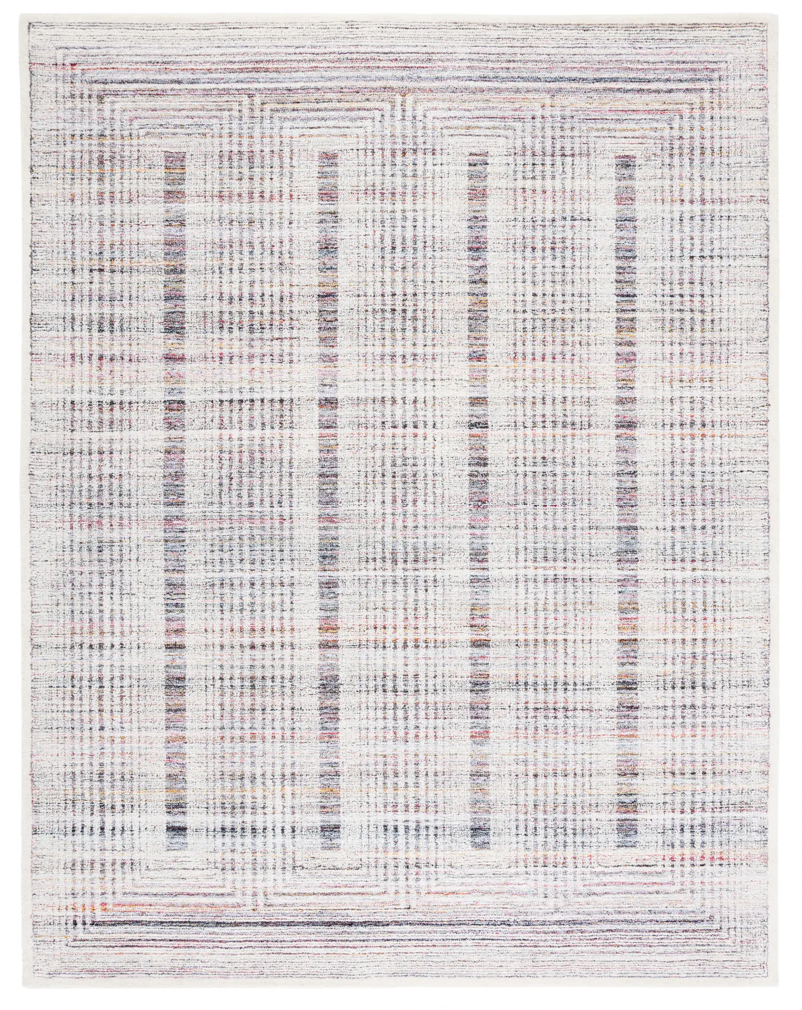 Metro Linear Grid Hand-Tufted Rug