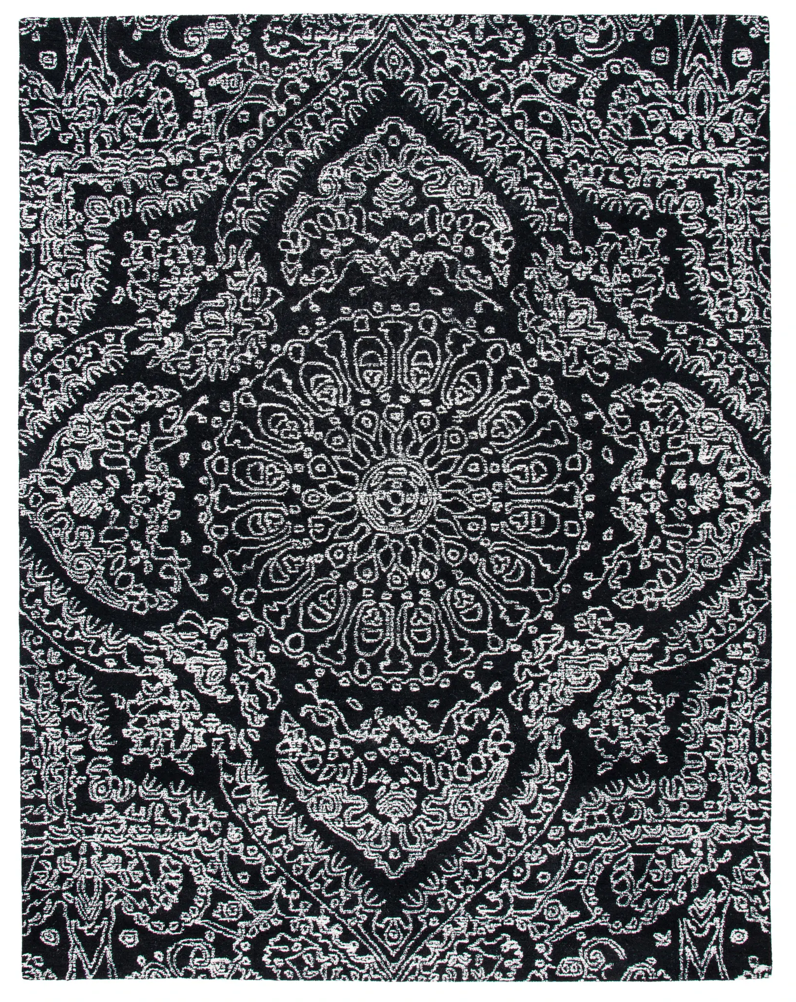 Metro Medallion Hand-Tufted Wool Rug