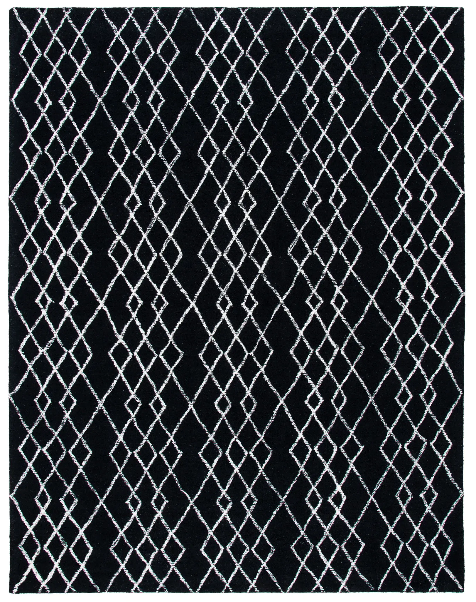 Metro Diamond Hand-Tufted Wool Rug