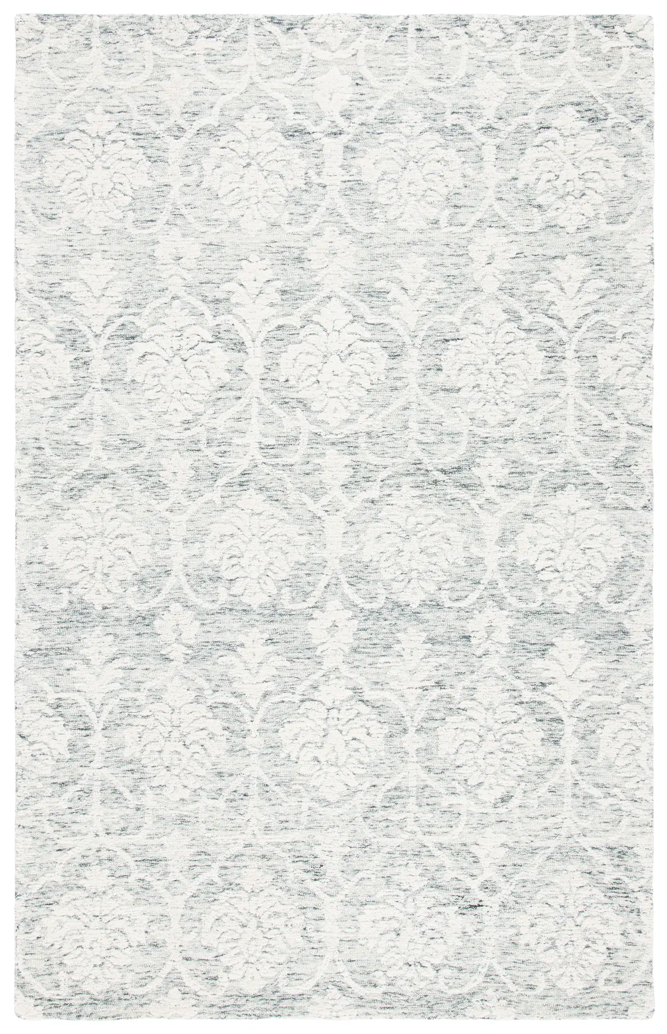 Metro Damask Hand-Tufted Wool Rug
